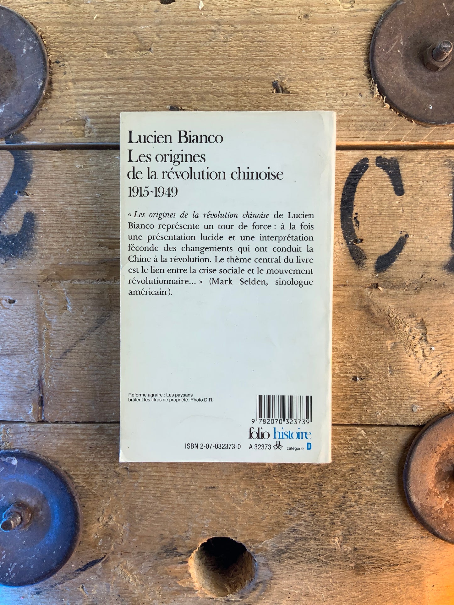 Les origines de la révolution chinoise 1915-1949 - Lucien Bianco