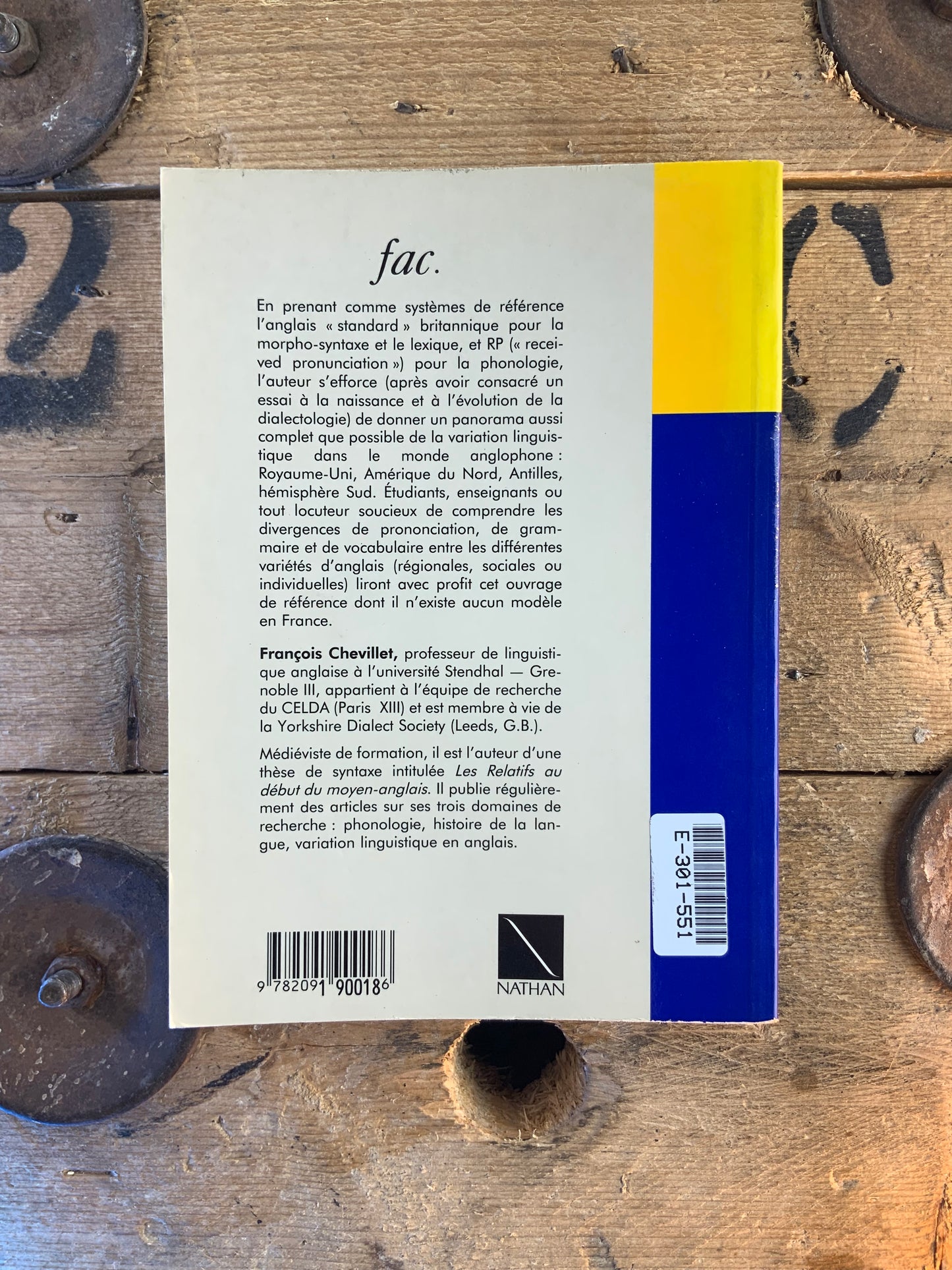 Les variétés de l’Anglais - François Chevillet