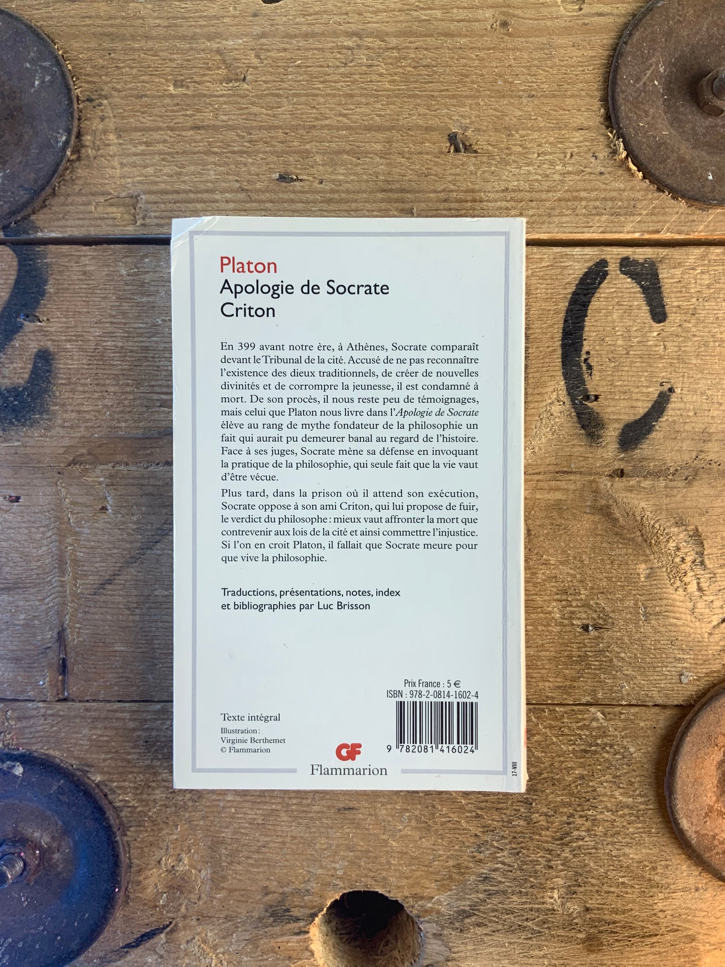 Apologie de Socrate. Criton - Platon