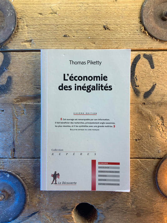 L’économie des inégalités - Thomas Piketty