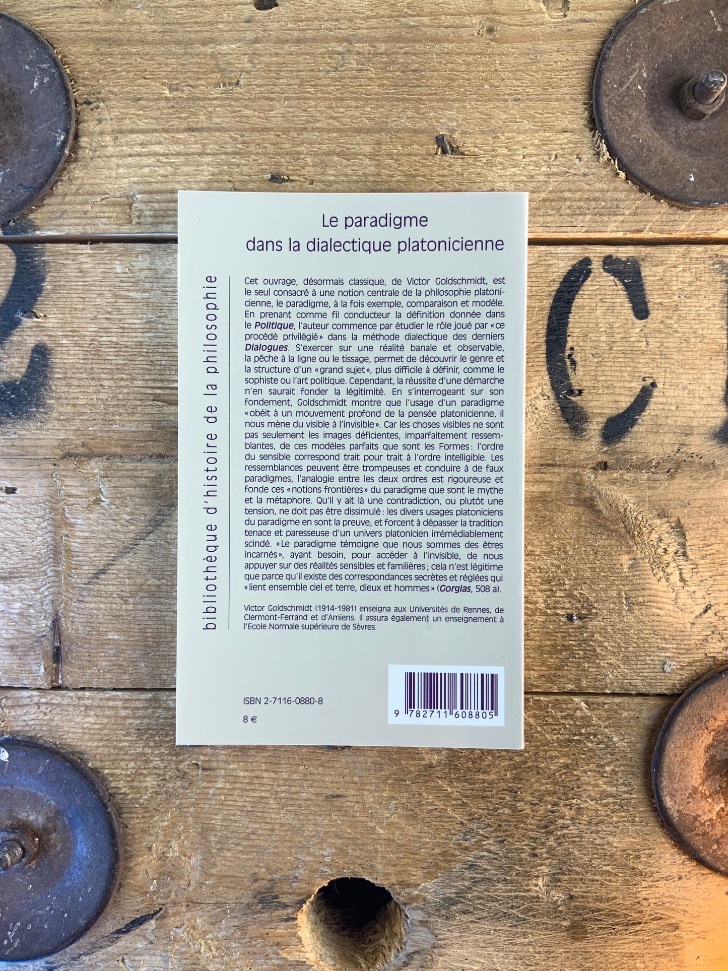 Le paradigme dans la dialectique platonicienne - Victor Goldshmidt