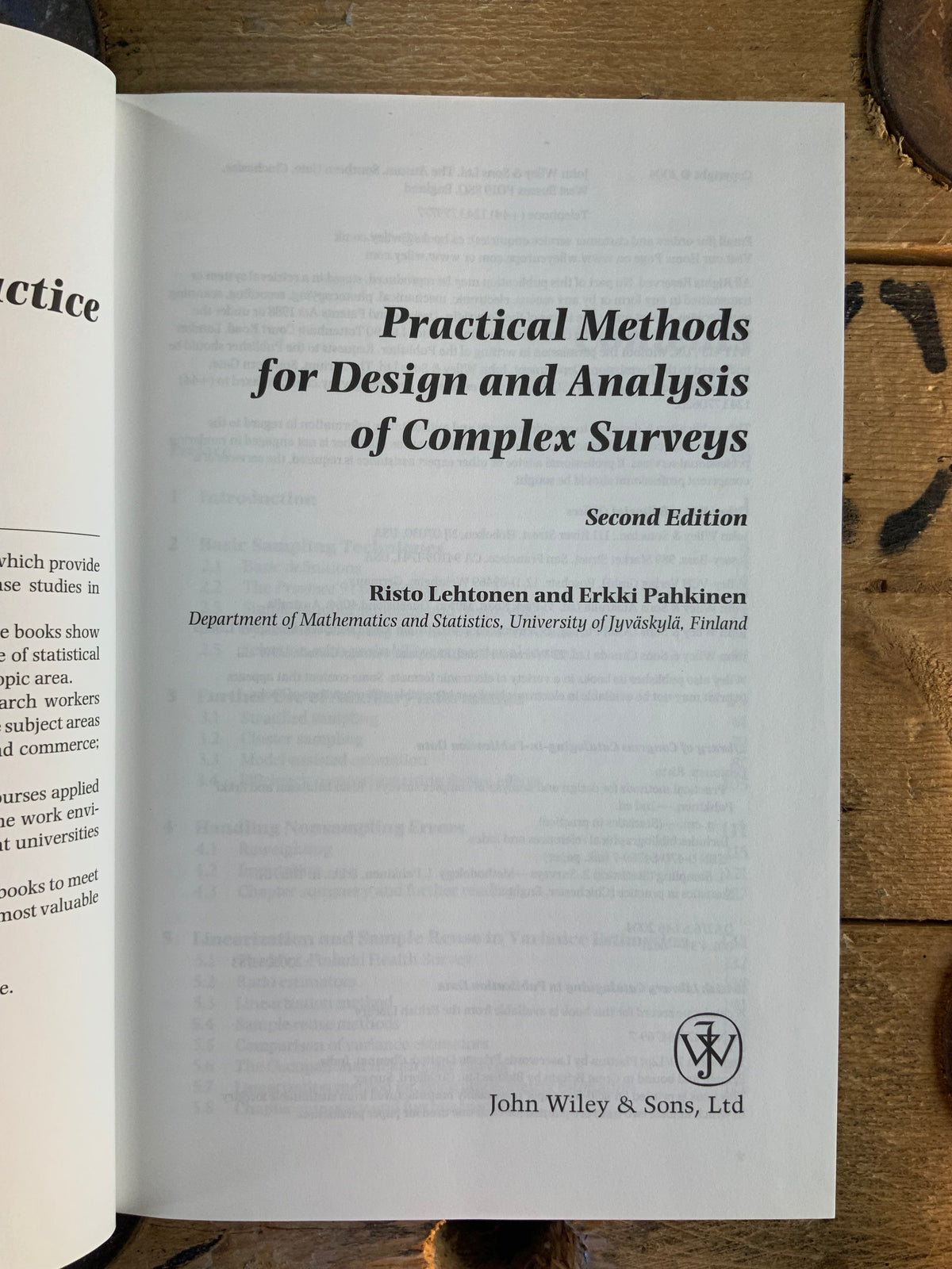 Practical Methods for Design and Analysis of Complex Surveys