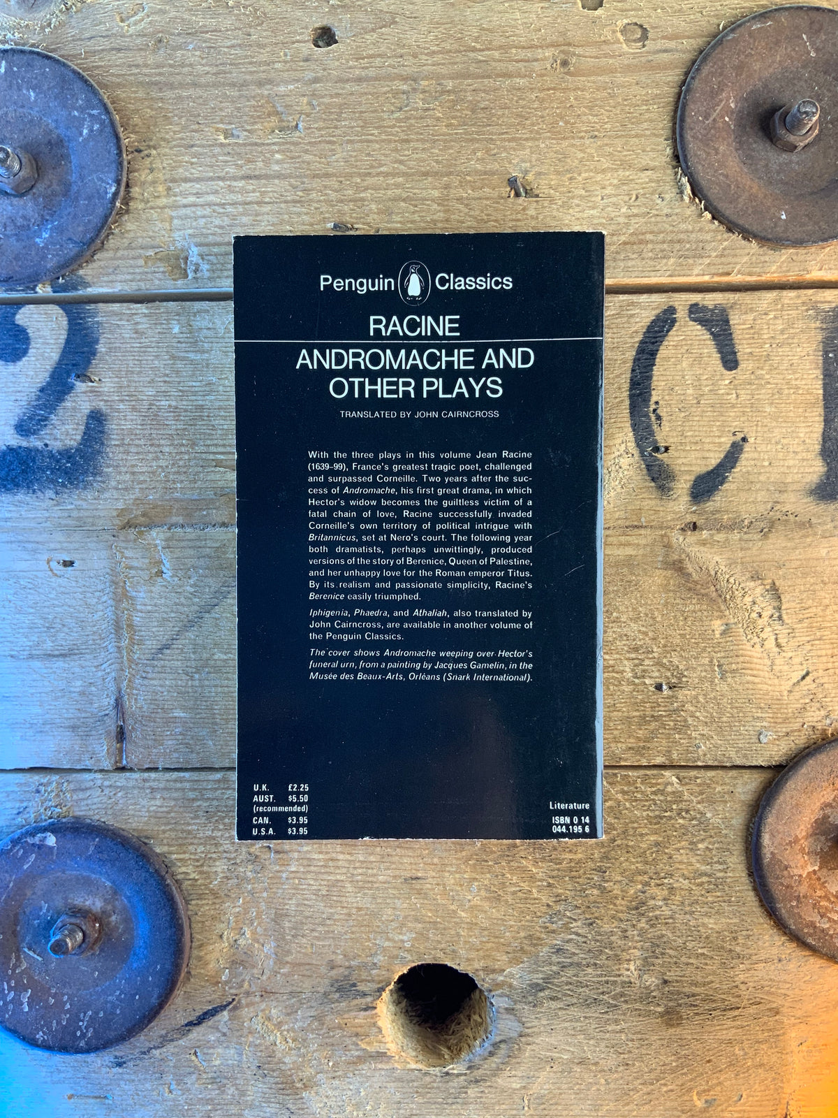 Andromache and Other plays - Racine