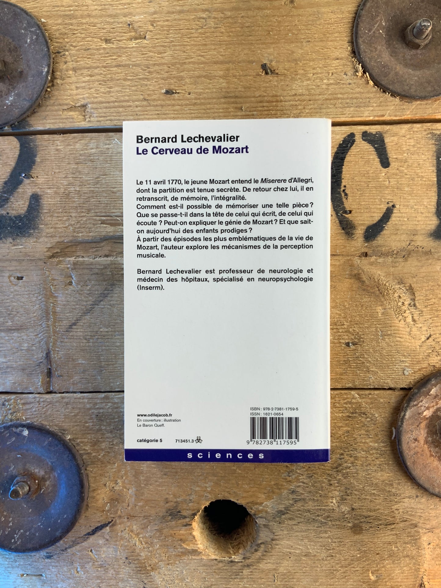 Le cerveau de Mozart - Bernard Lechevalier