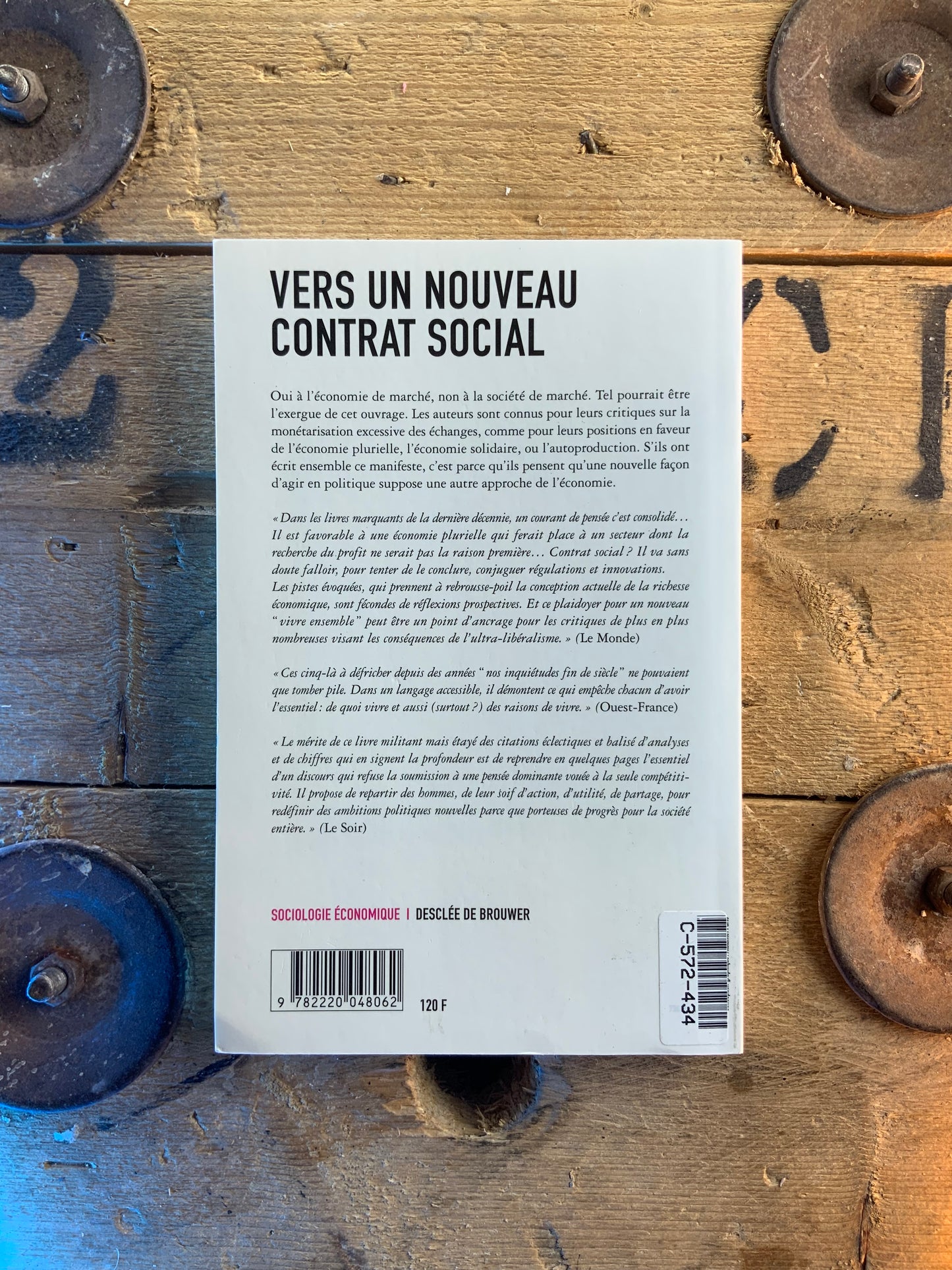 Vers un nouveau contrat social - Guy Roustang, Jean-Louis Laville, Bernard Eme, Daniel Mothé, Bernard Perret