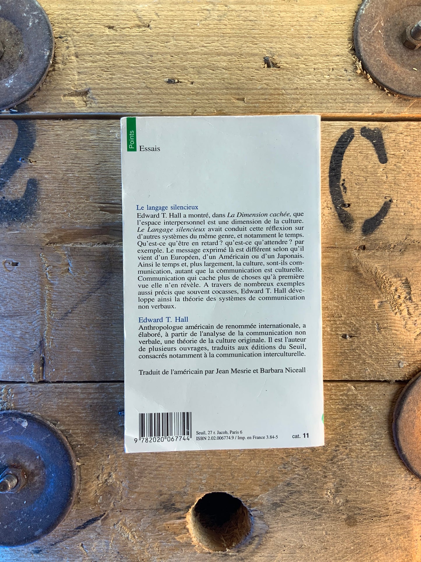 Le langage silencieux - Edward T. Hall