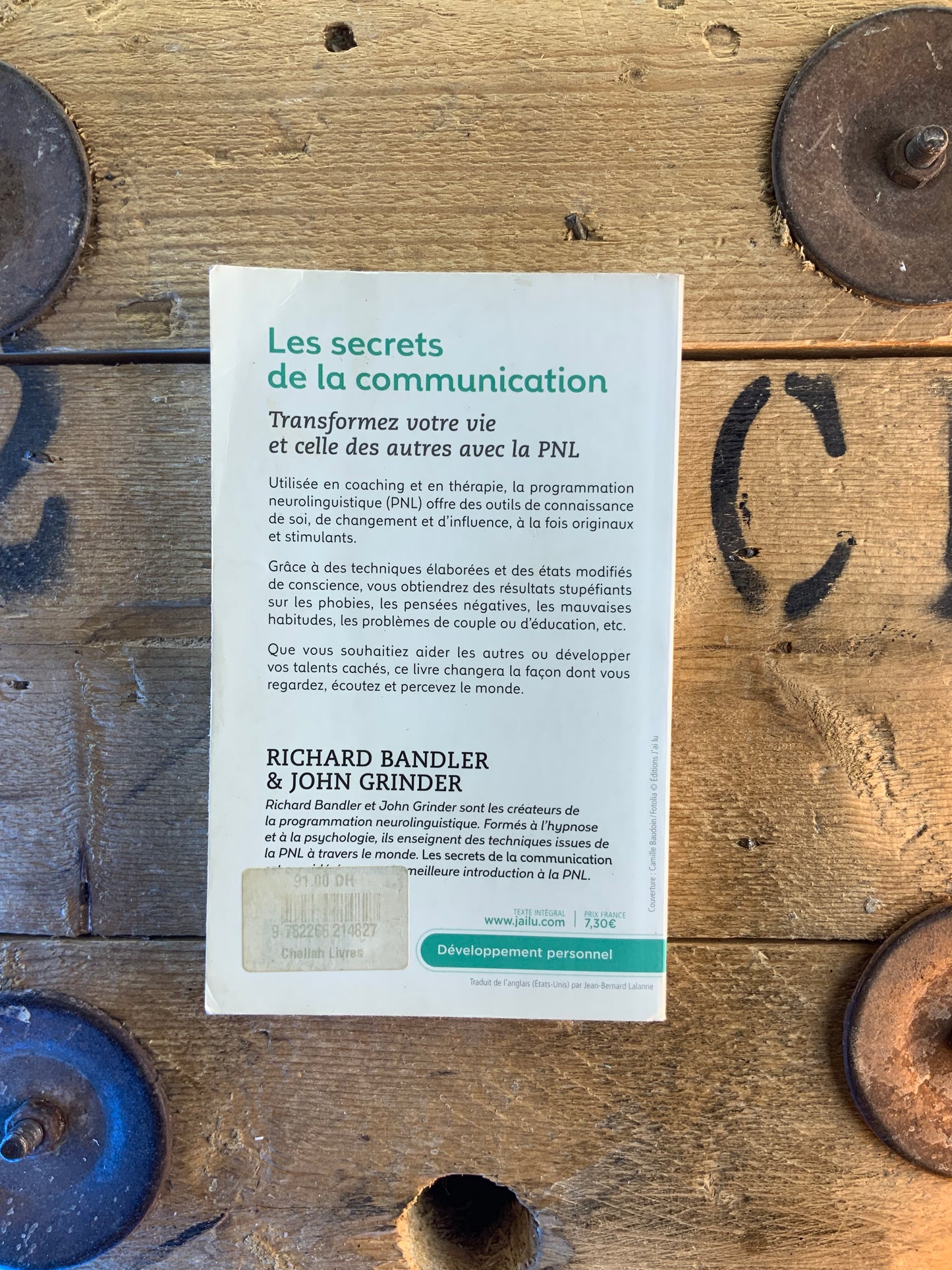 Les secrets de la communication : tranformez votre vie et celle des autres avec la PNL - Richard Bandler et John Grinder