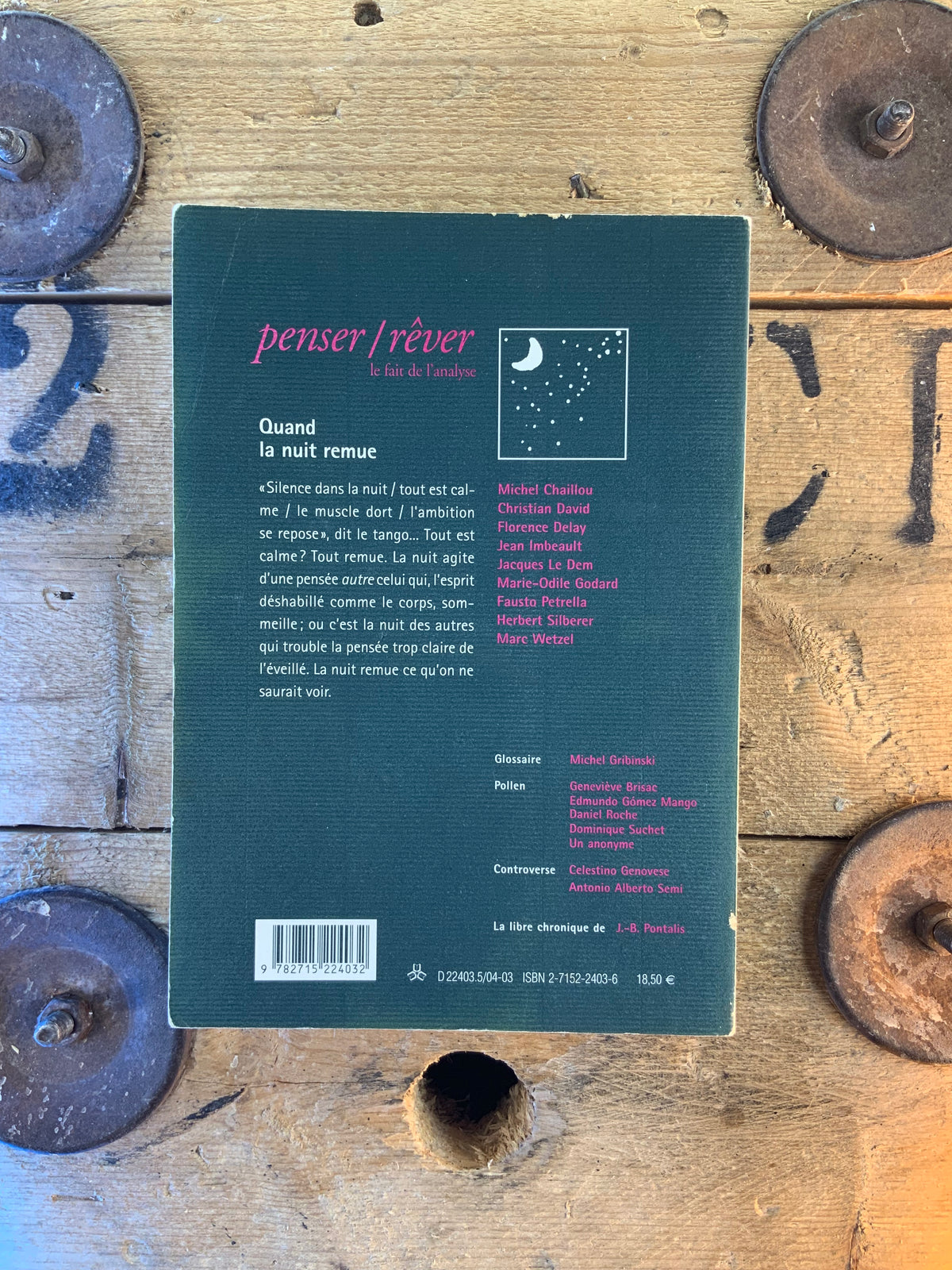 Quand la nuit remue [ Penser/Rêver - Revue de psychanalyse ] n° 3