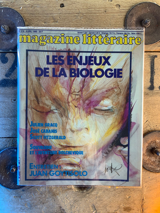Les enjeux de la biologie [ Magazine Littéraire ]