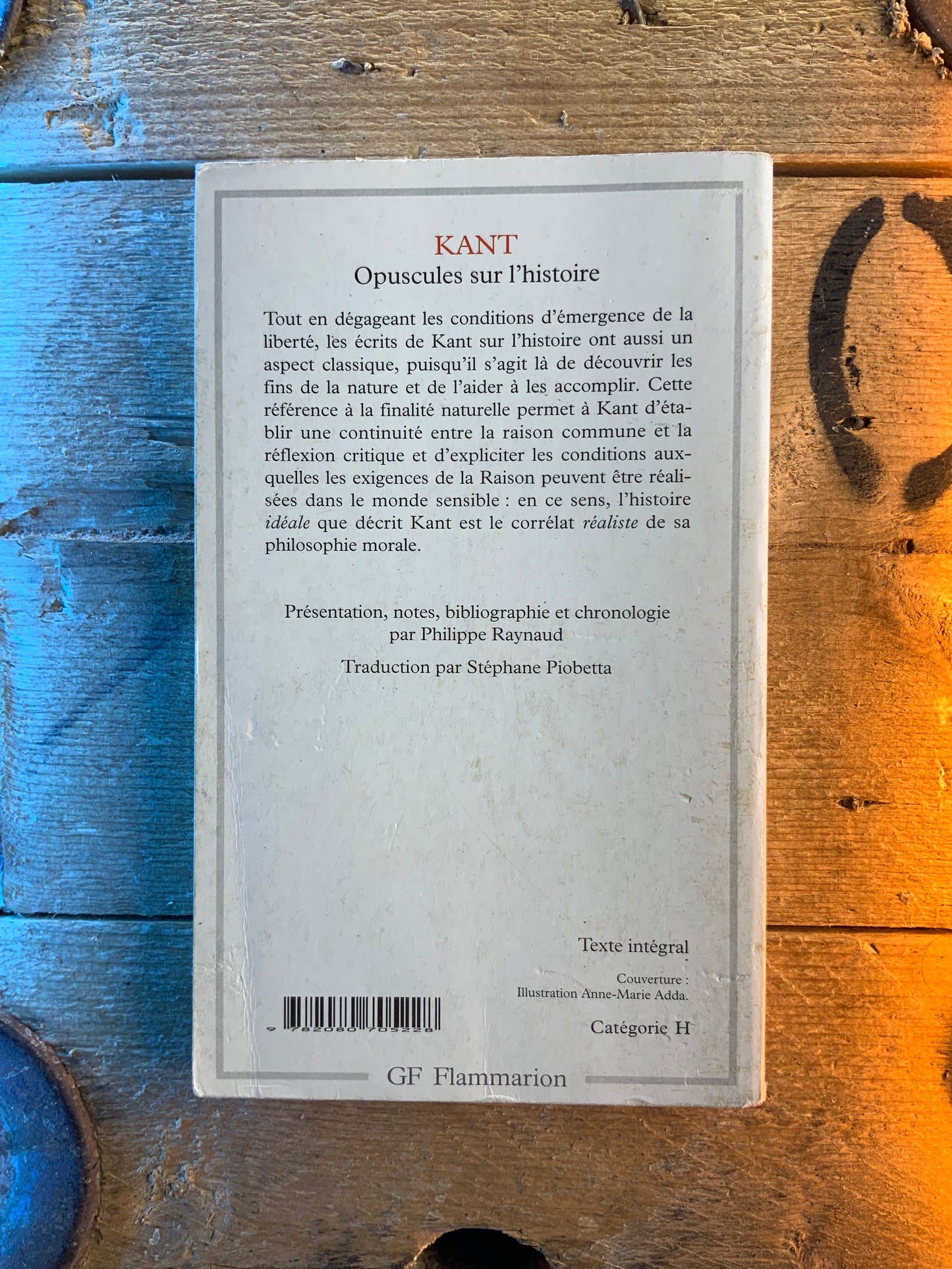 Opuscules sur l’histoire - Emmanuel Kant