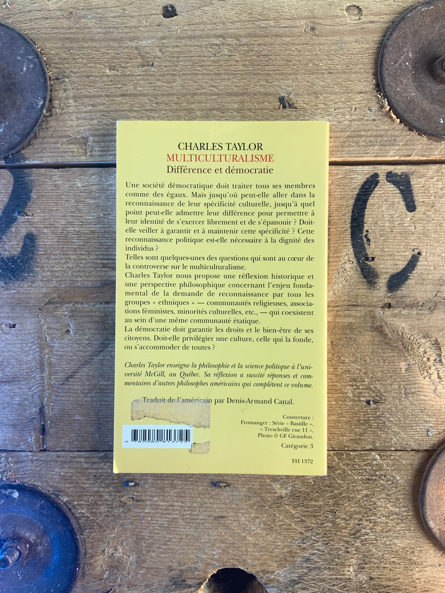 Multiculturalisme : différence et démocratie - Charles Taylor
