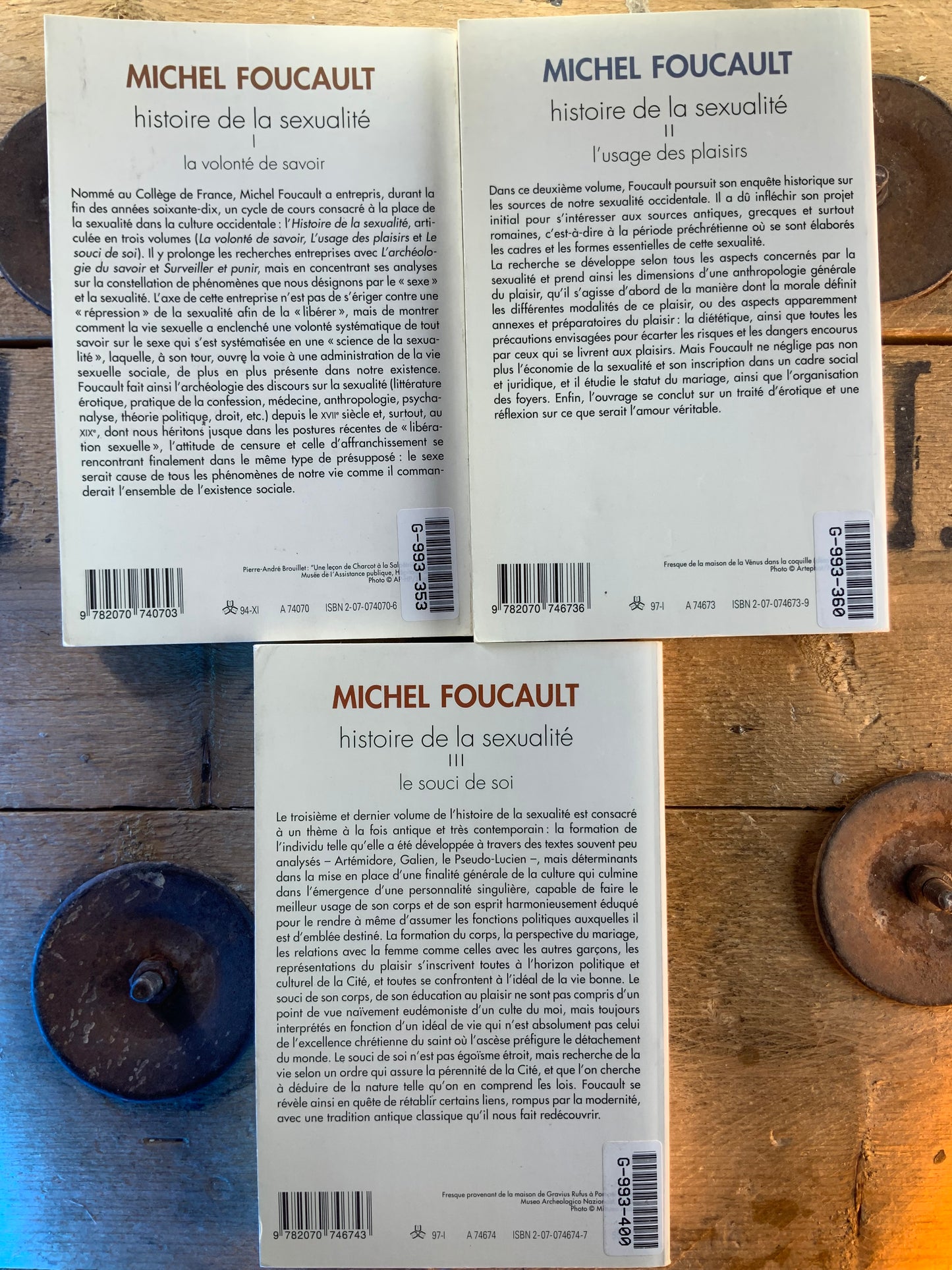 Histoire de la sexualité - Michel Foucault (en 3 volumes)