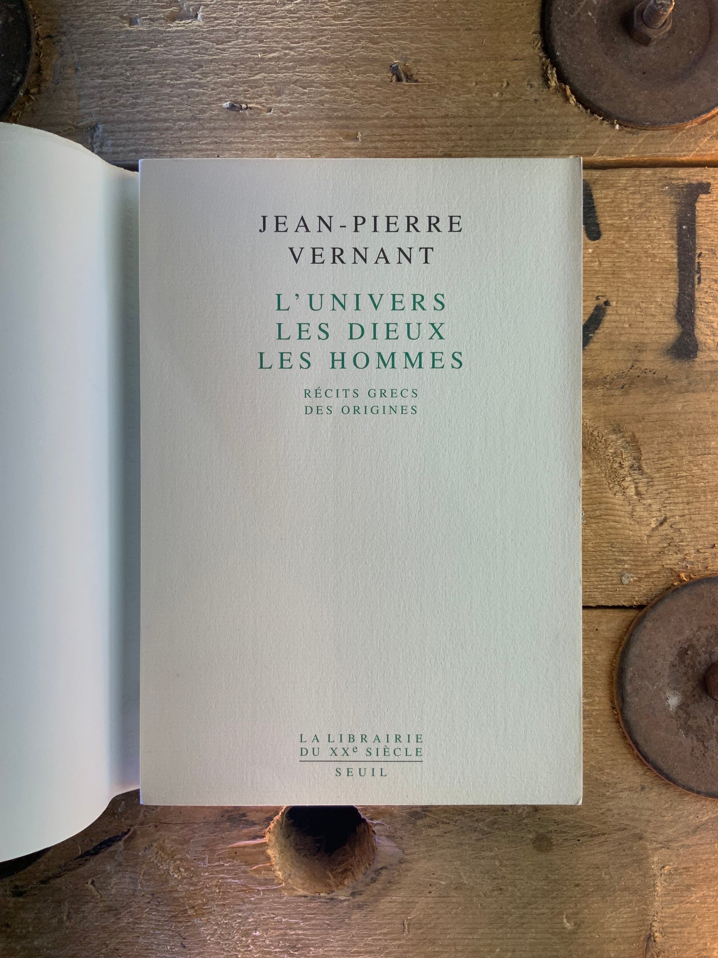 L’univers des dieux et des hommes - Jean-Pierre Vernant