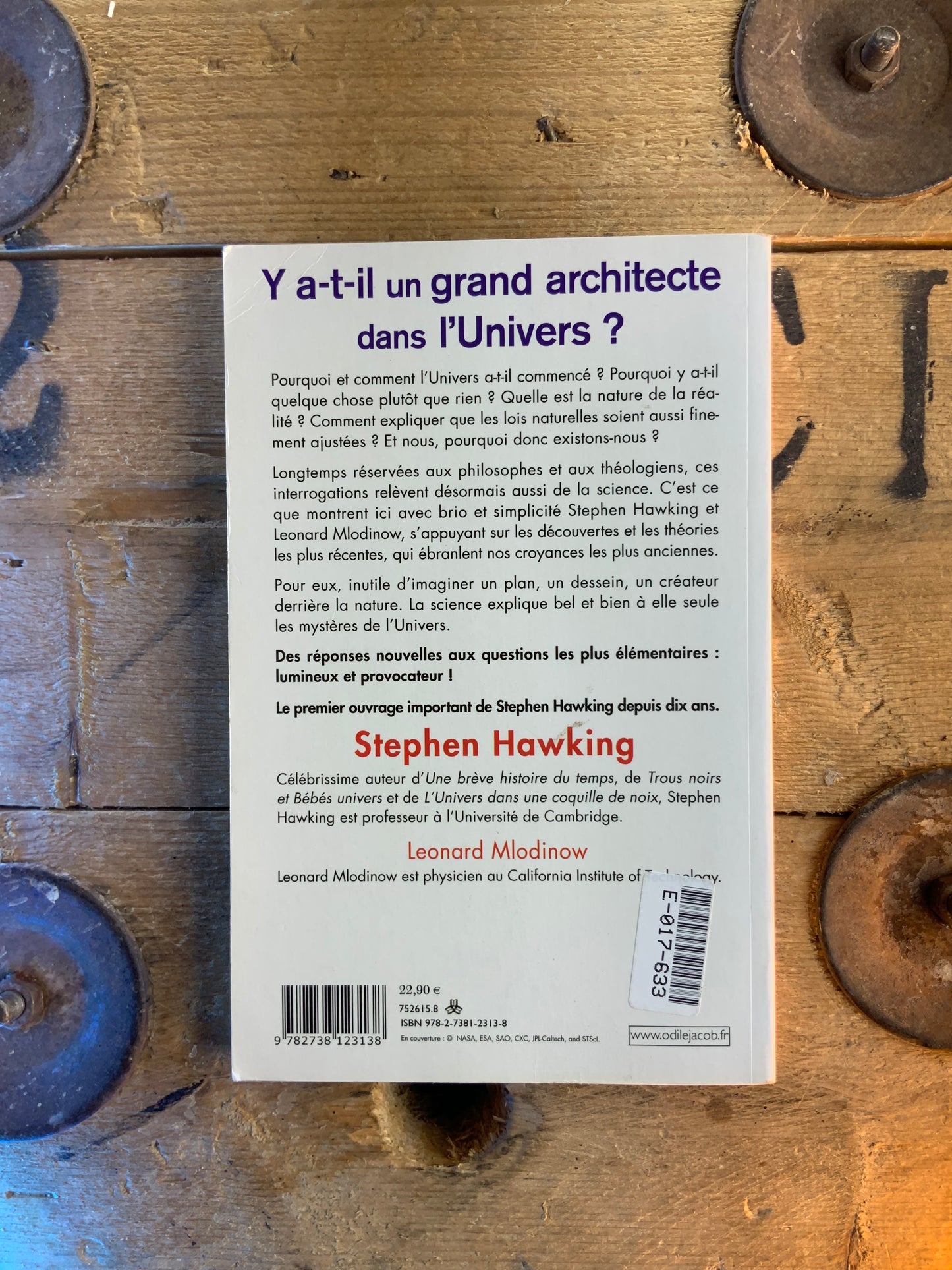 Y a-t-il un grand architecte dans l’Univers - Stephen Hawking