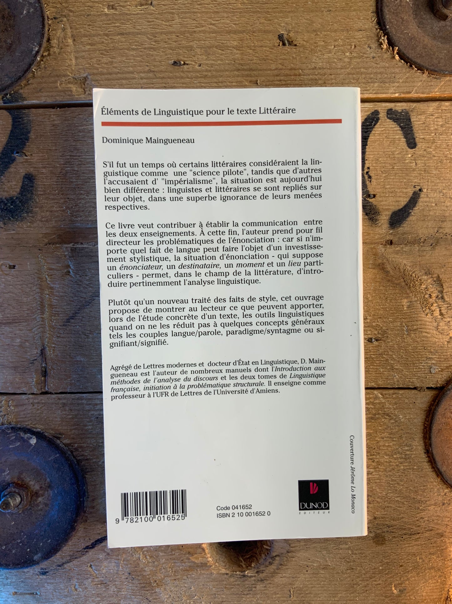Éléments de linguistique pour le texte littéraire - Dominique Maingueneau
