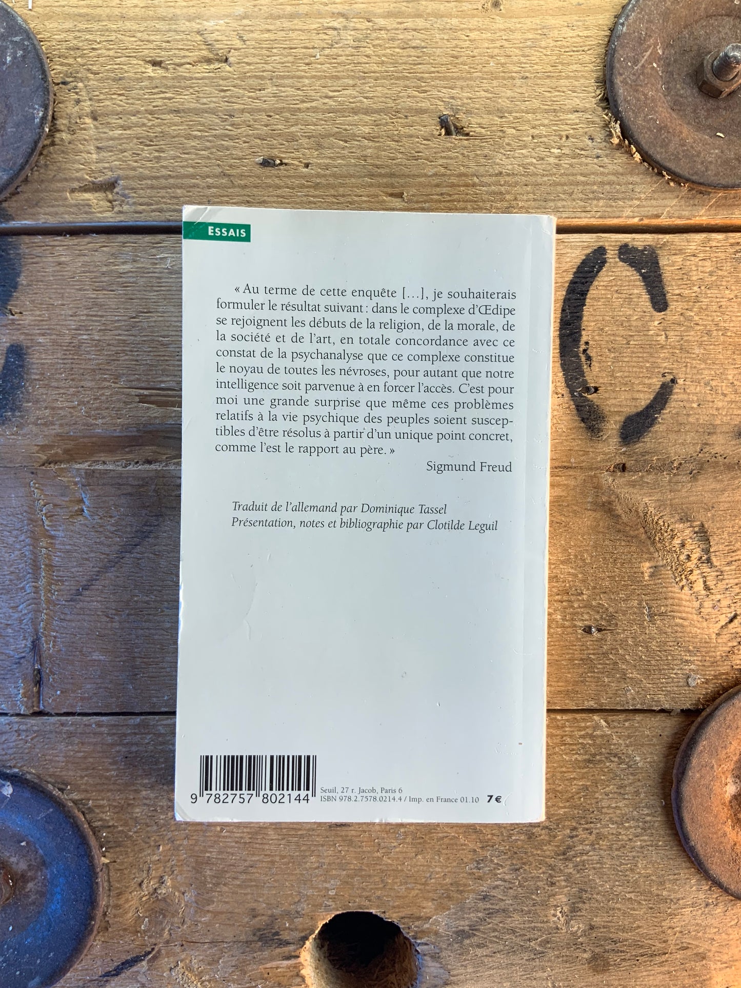 Totem et Tabou - Sigmund Freud