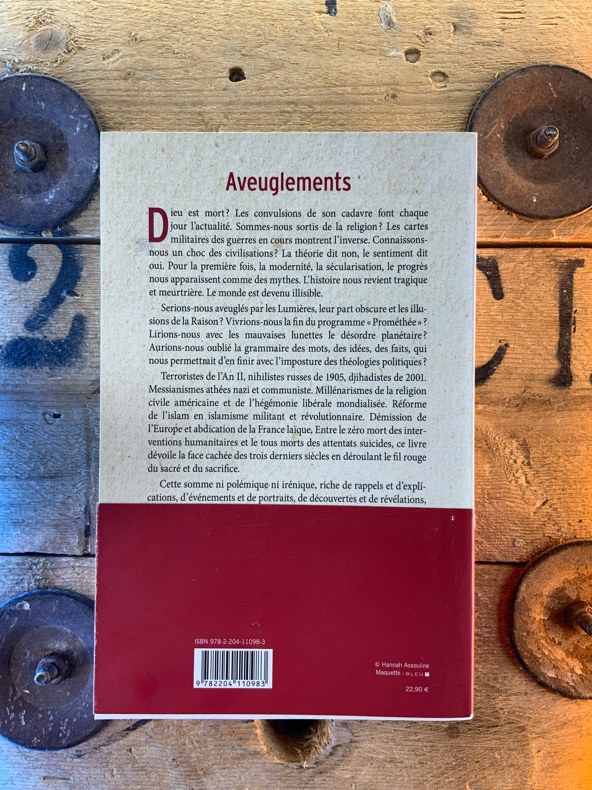 Aveuglements : religions, guerres, civilisations - Jean-François Colosimo