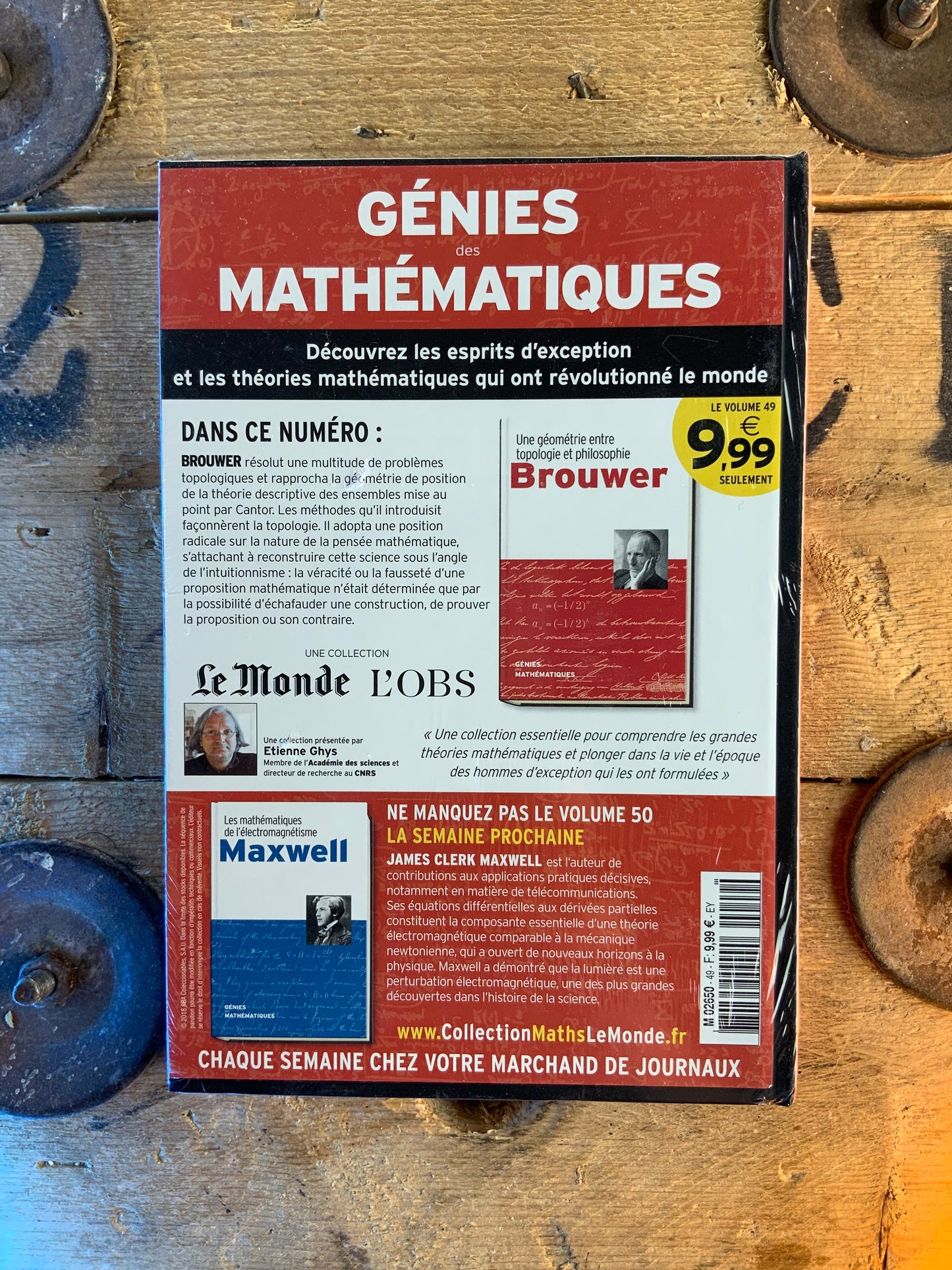 Brouwer : Une géométrie entre tropologie et philosophie [ COLLECTION GÉNIES MATHÉMATIQUES ]