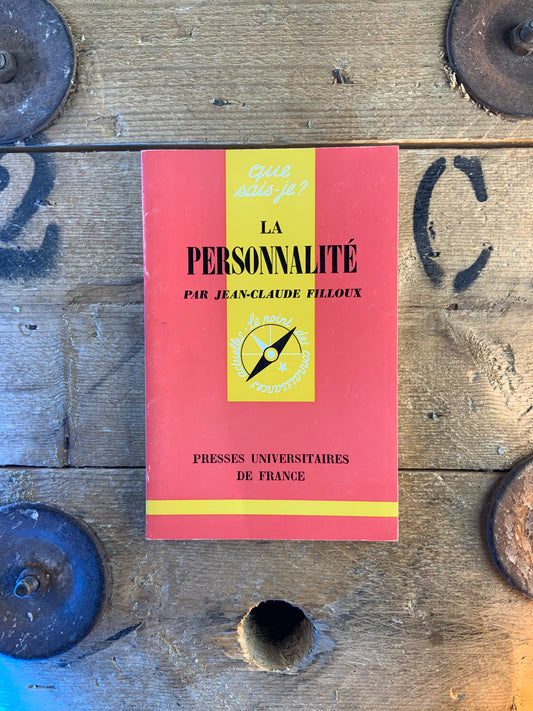 La personnalité - Jean-Claude Filloux