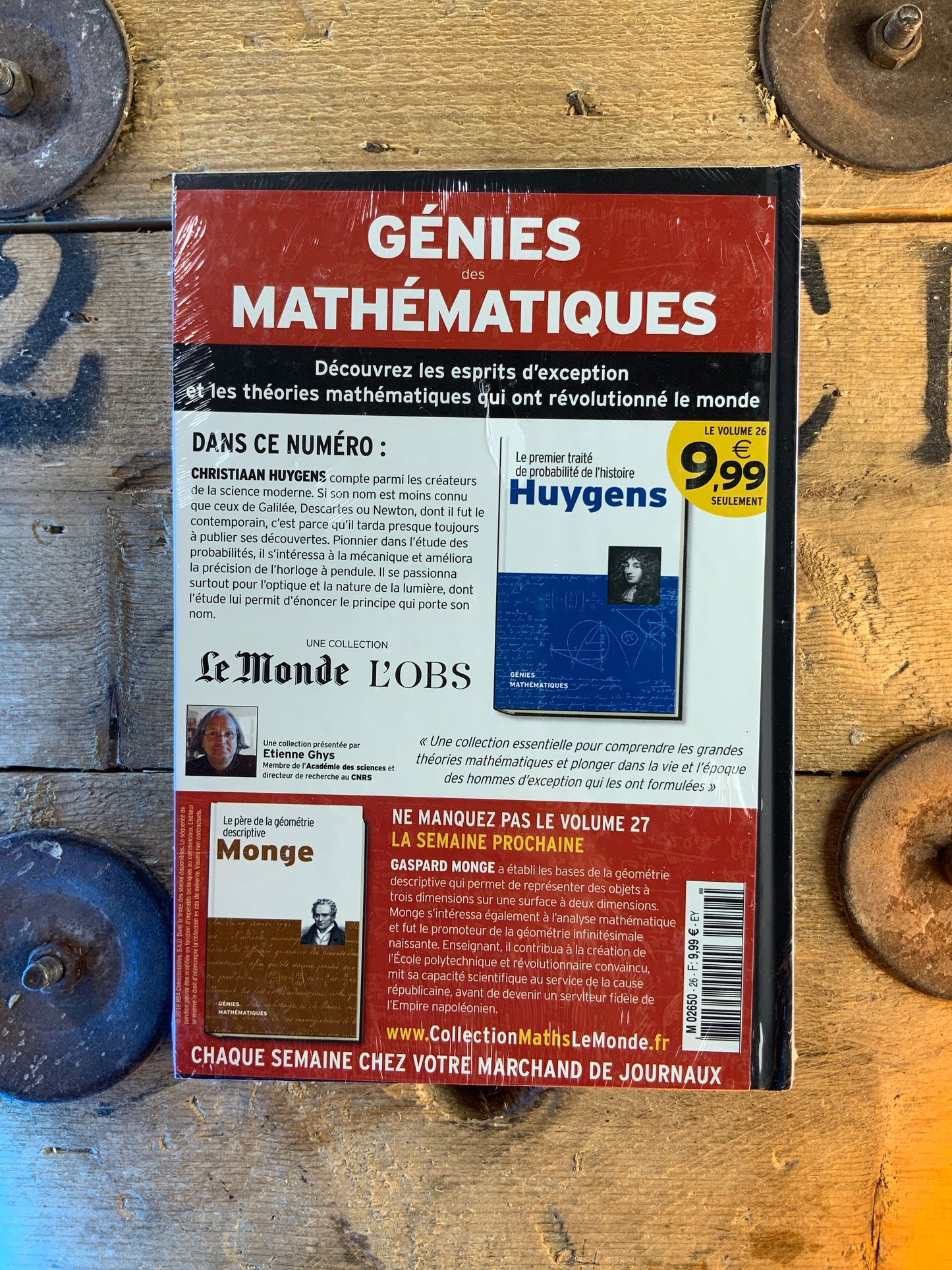 Huygens : Le premier traité de probabilité de l’histoire [ COLLECTION GÉNIES MATHÉMATIQUES ]