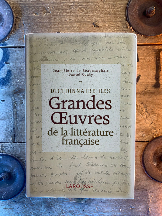 Dictionnaire des grandes œuvres de la littérature française