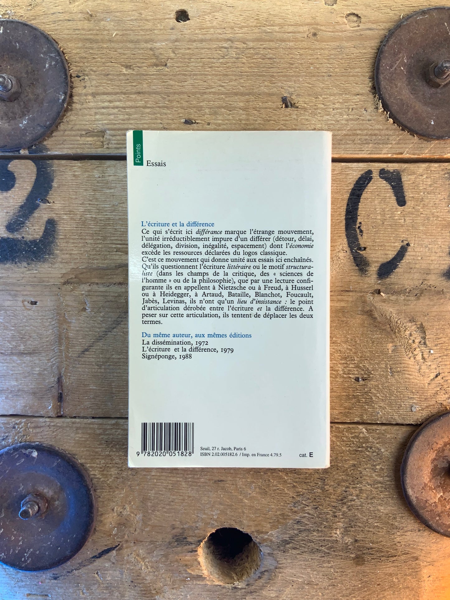 L’écriture et la différence - Jacques Derrida