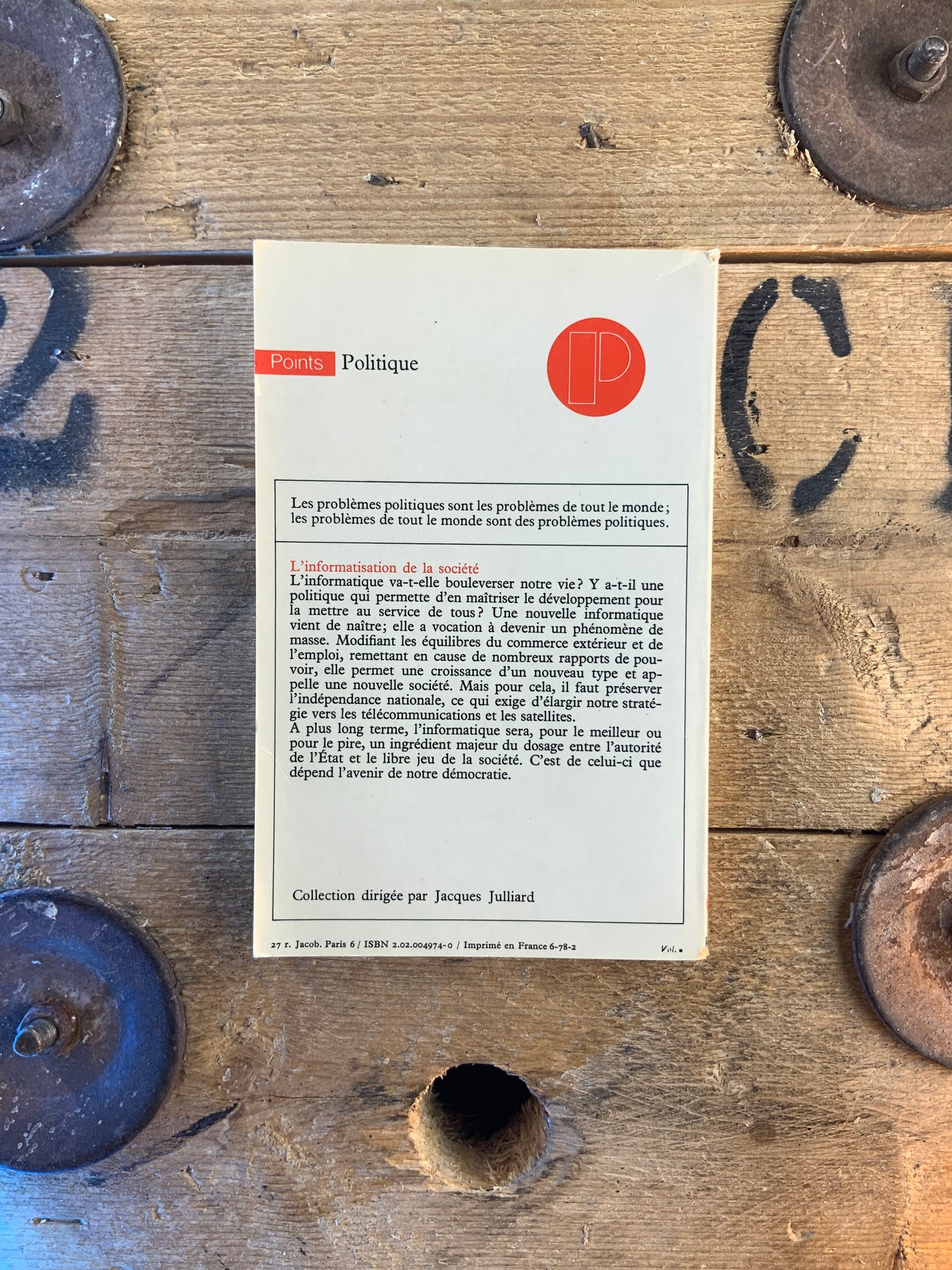 L’information de la société - Simon Nora et Alain Minc