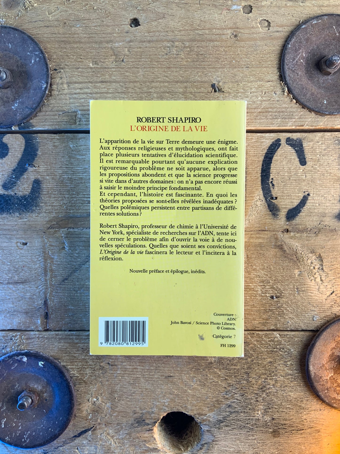 L’origine de la vie - Robert Shapiro