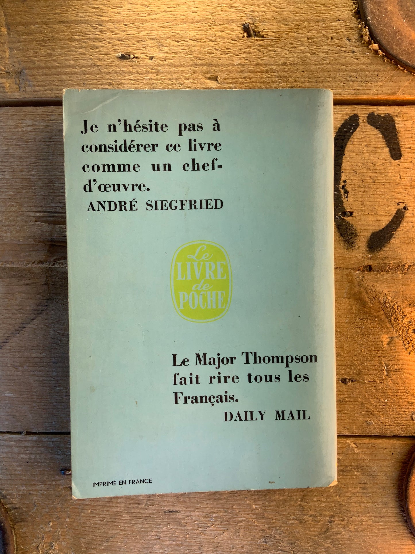Les carnets du major Thampson - Pierre Daninos