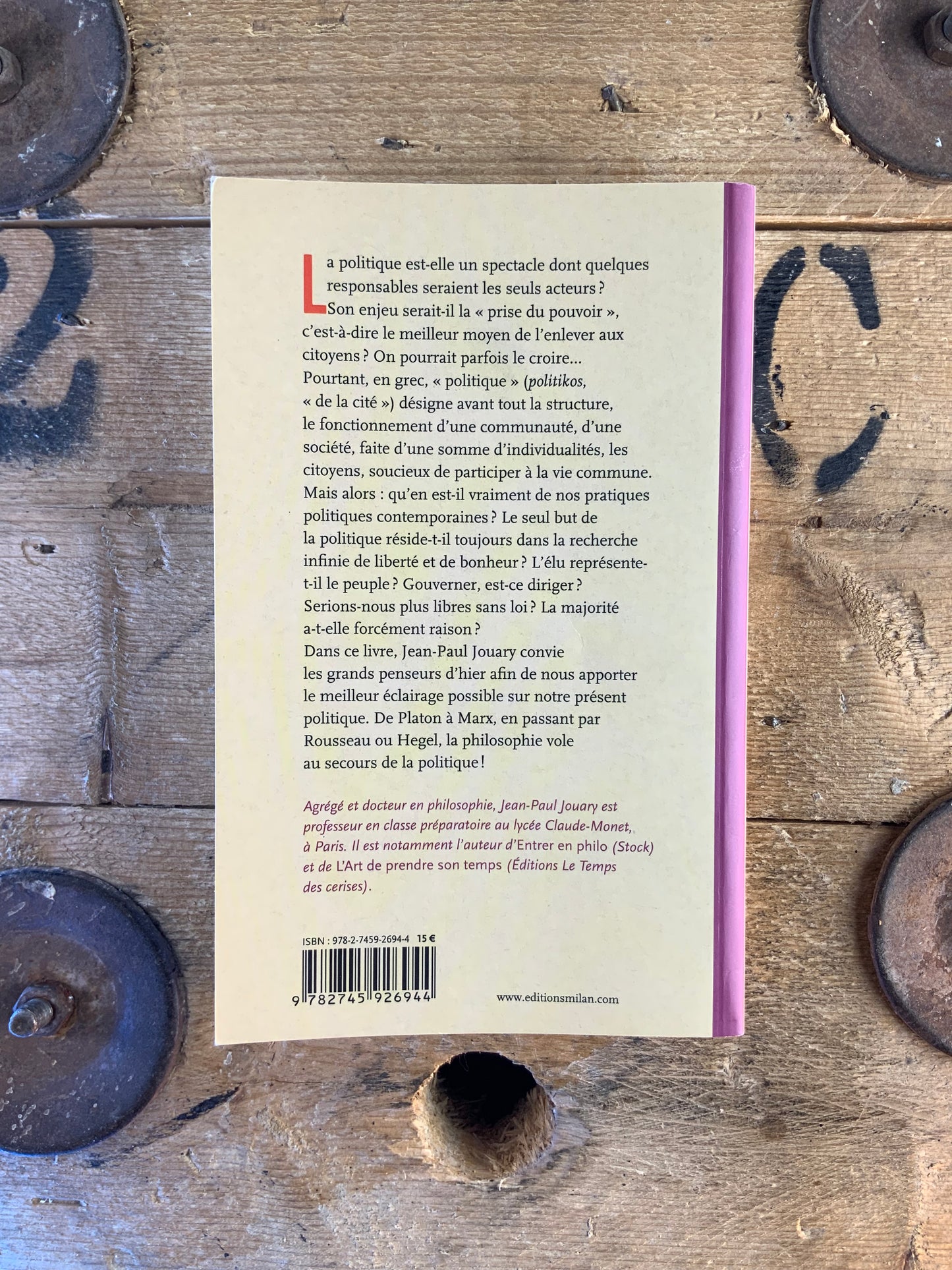 Je vote donc je pense : la philosophie au secours de la politique - Jean-Paul Jouary