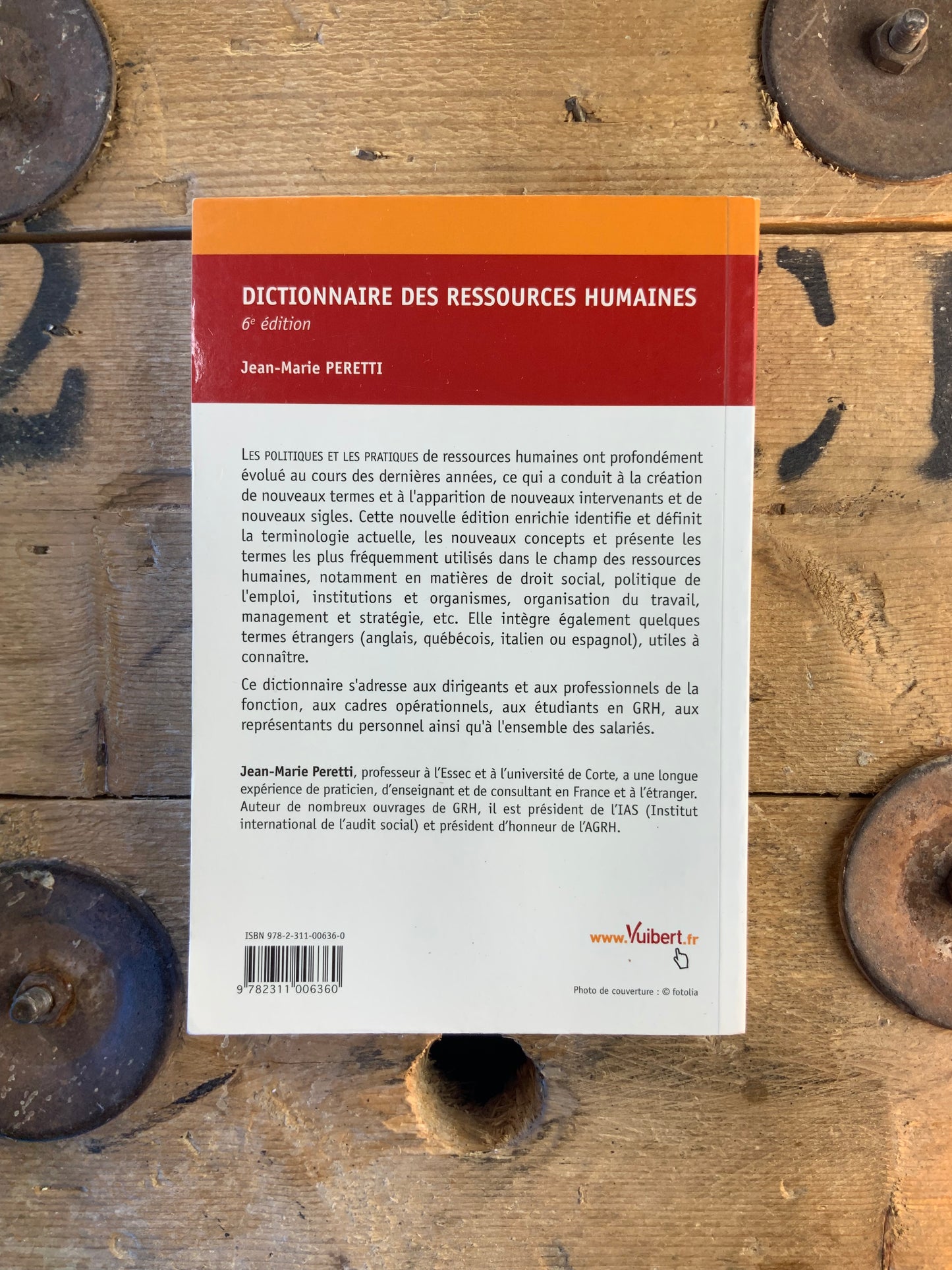 Dictionnaire des ressources humaines - Jean-Marie Peretti