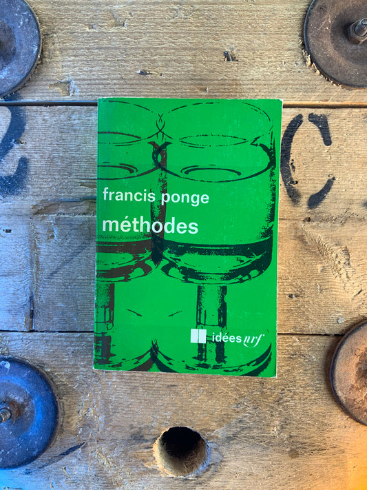 Méthodes - Francis Ponge