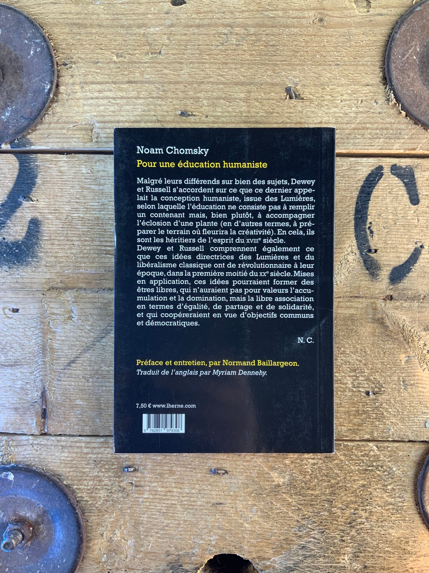 Pour une éducation humaniste - Noam Chomsky