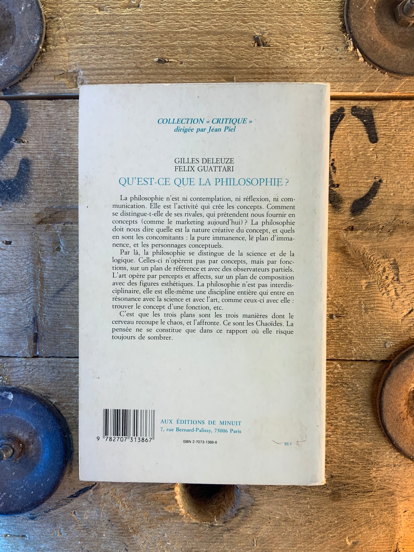 Qu’est-ce que la philosophie ? - Gilles Deleuze et Felix Guattari