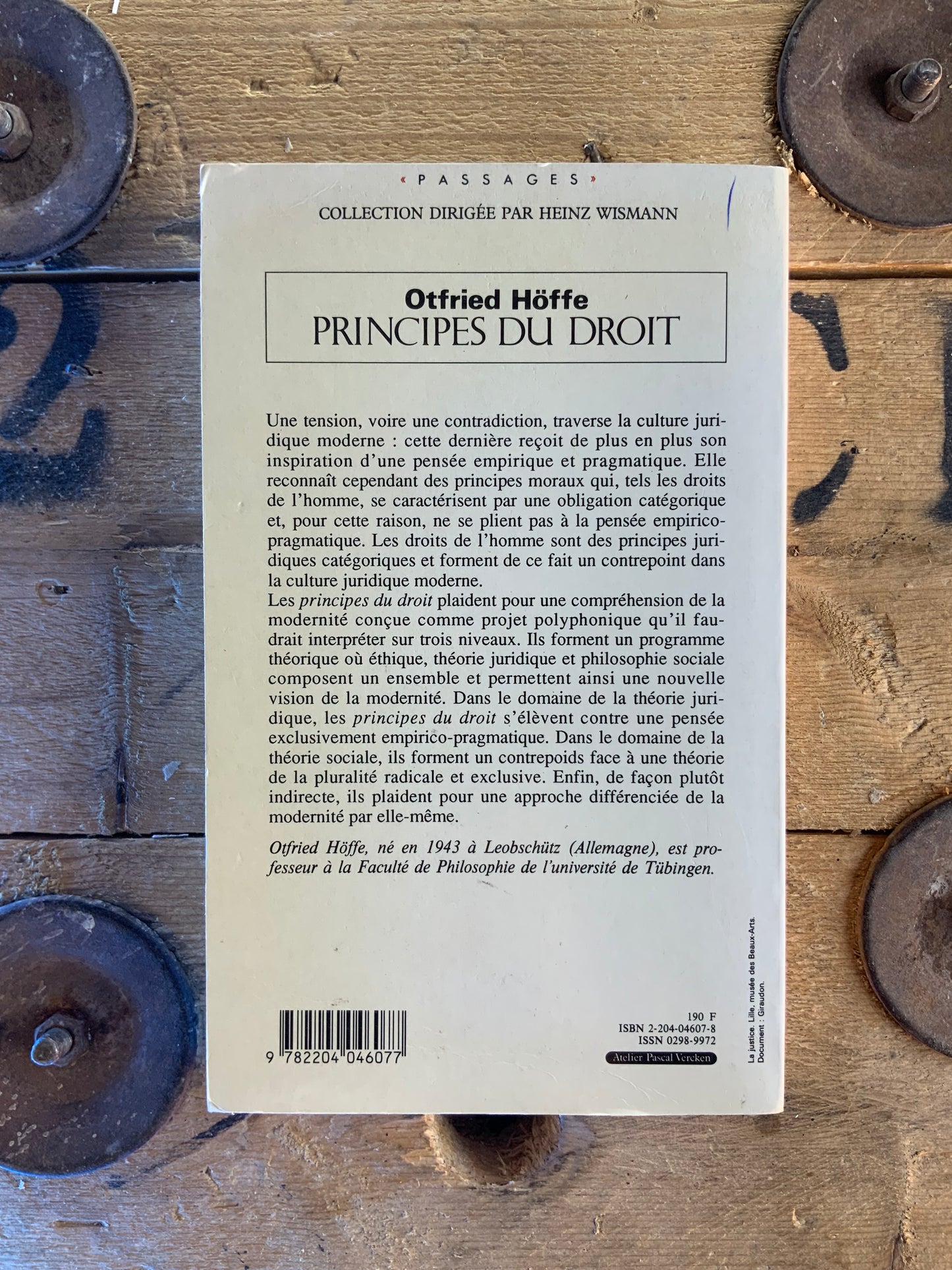 Principes du droit - Otfried Höffe