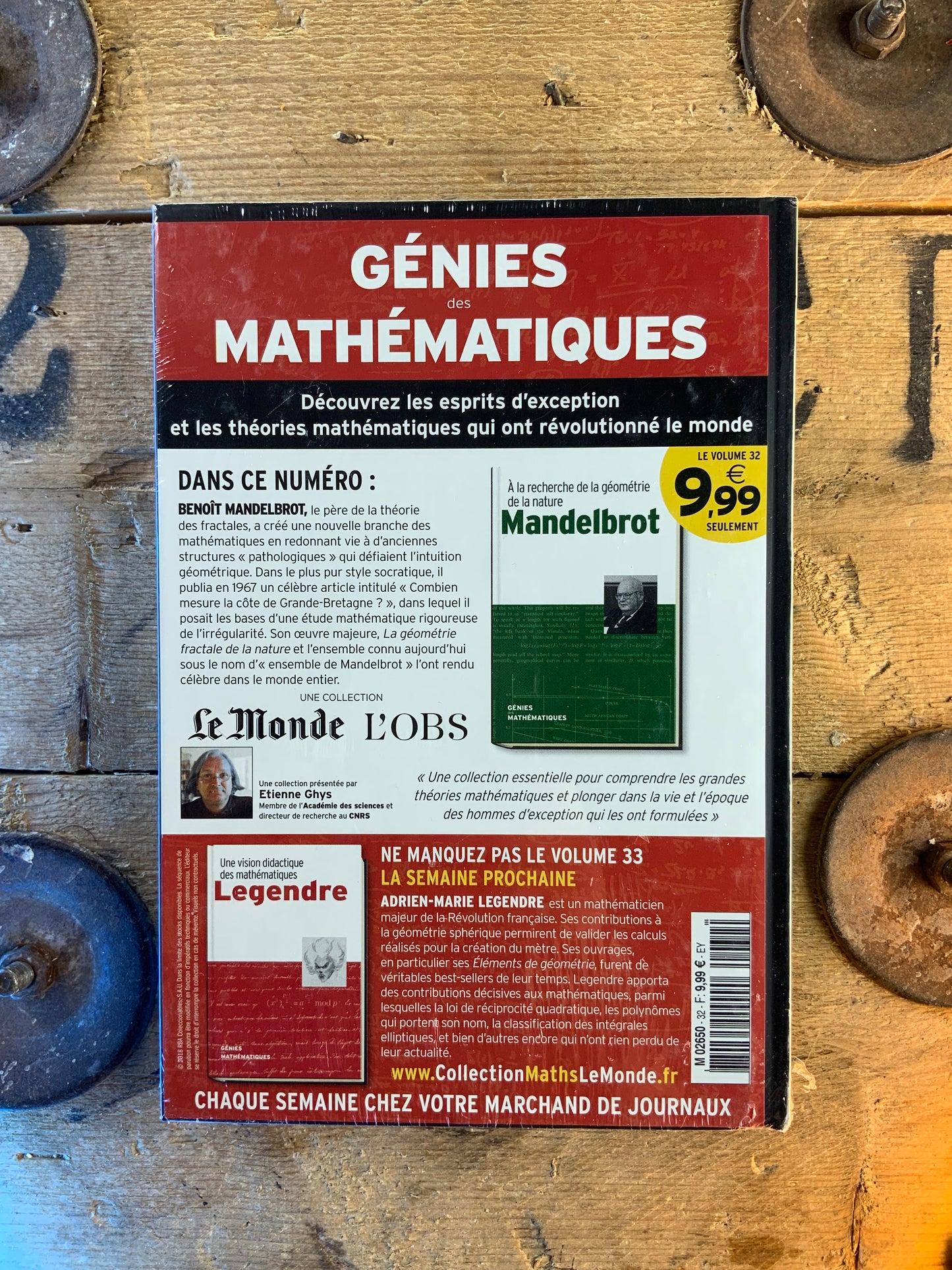 Mandelbrot : À la recherche de la géométrie de la nature [ COLLECTION GÉNIES MATHÉMATIQUES ]