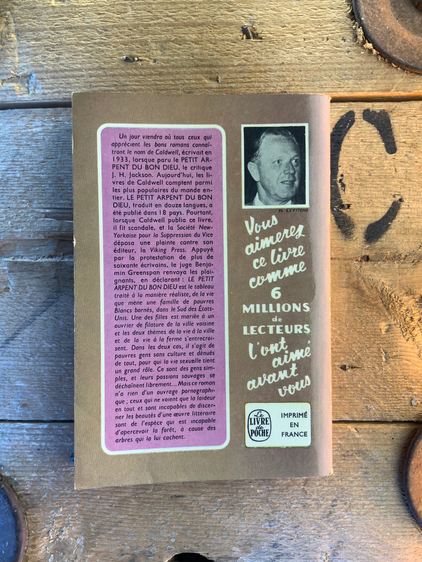 Le petit arpent du bon dieu - Erskine Caldwell