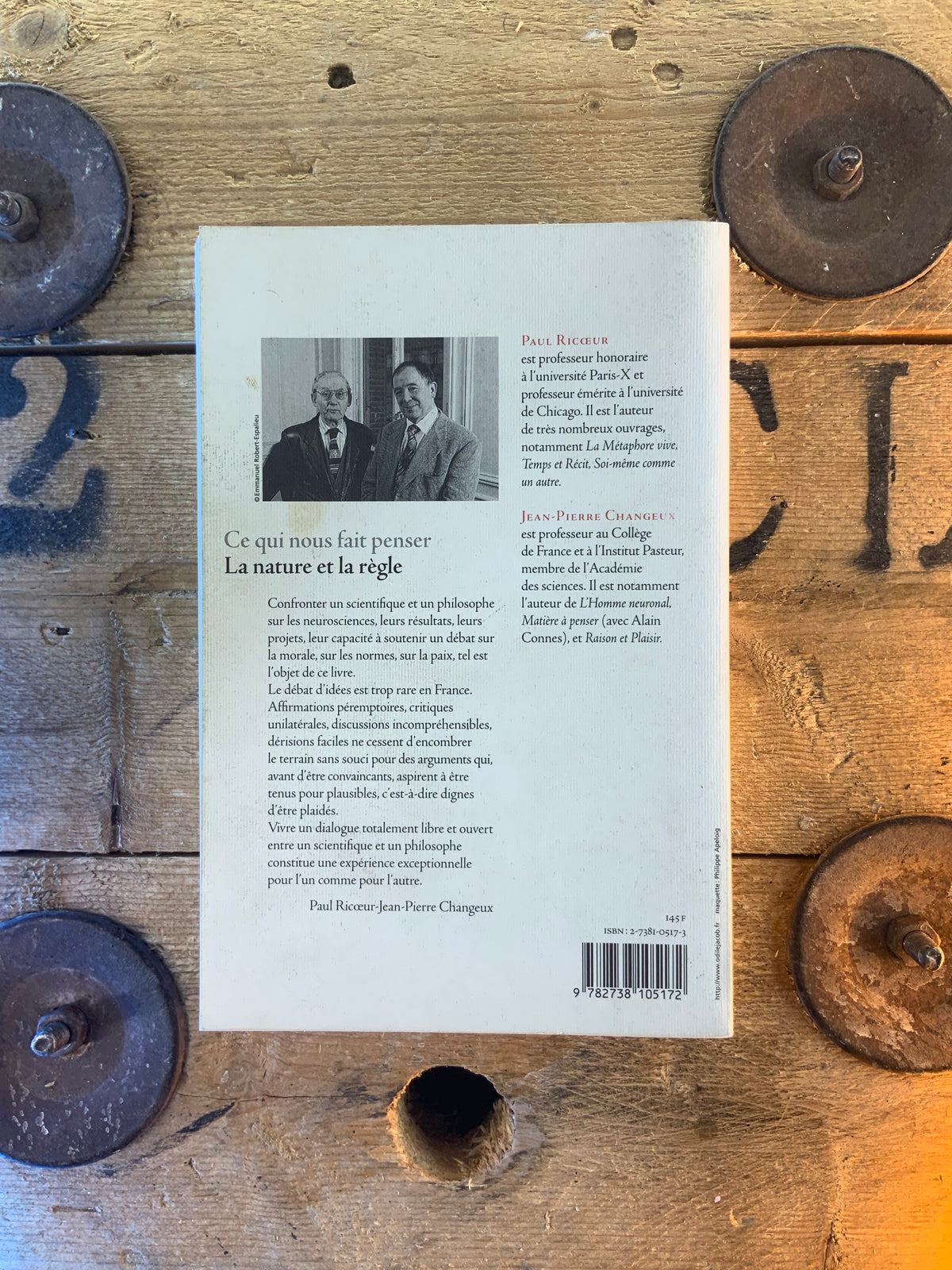 La nature et la règle : ce qui nous fait penser - Jean-Pierre Changeux et Paul Ricœur