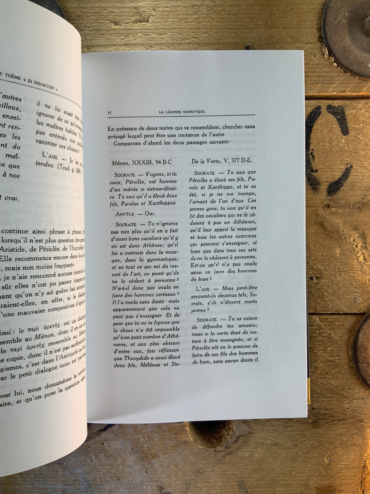 La légende socratique et les sources de Platon