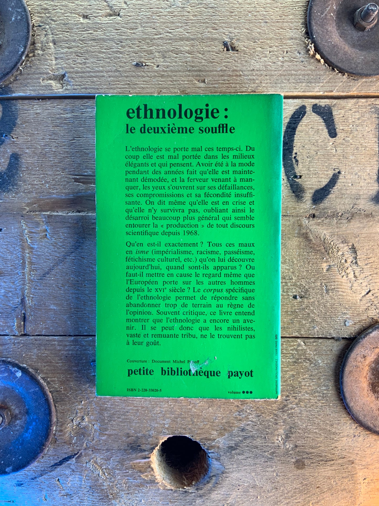 Ethnologie : le deuxième souffle - Michel Panoff