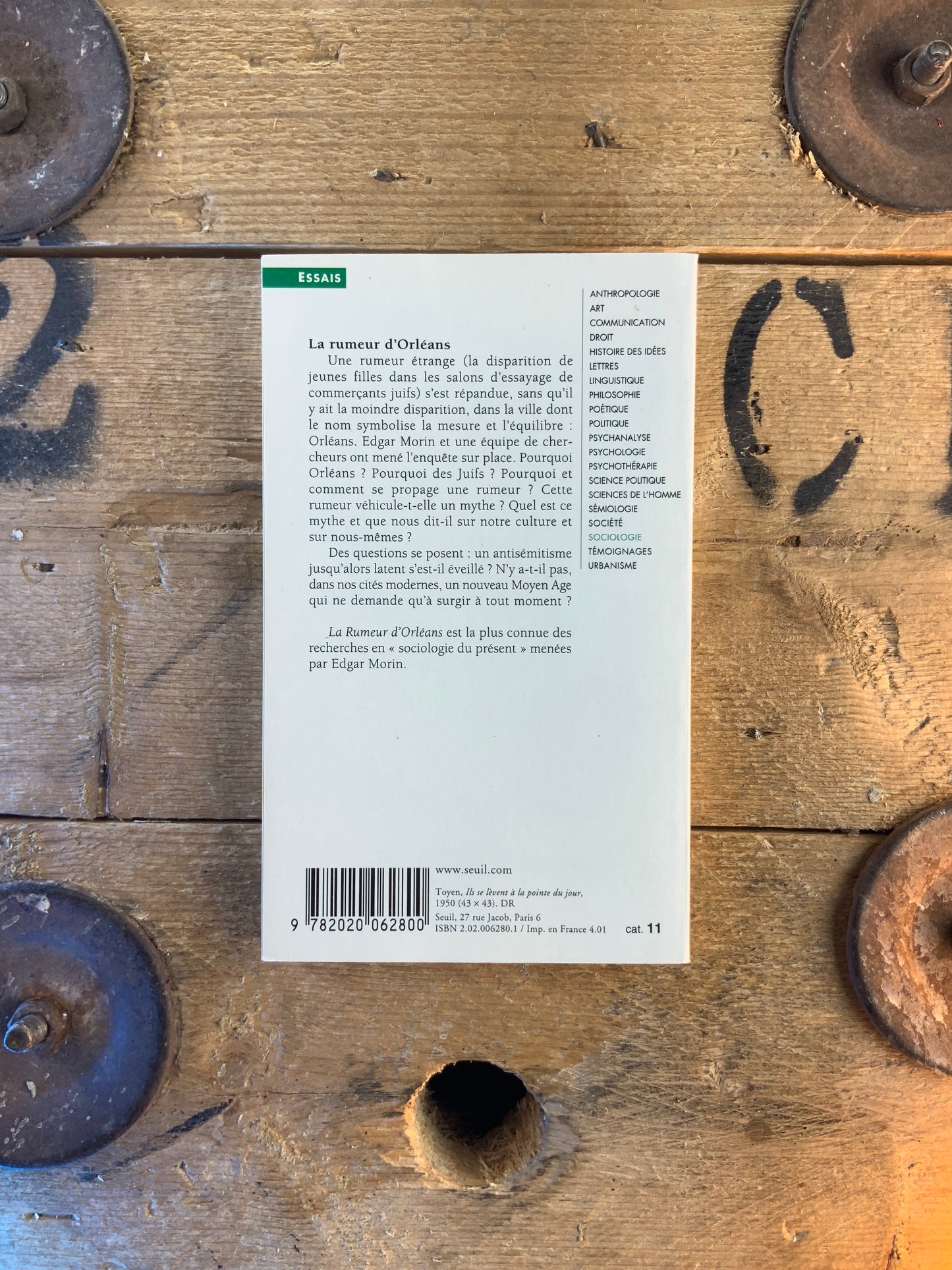 La rumeur d’Orléans - Edgar Morin