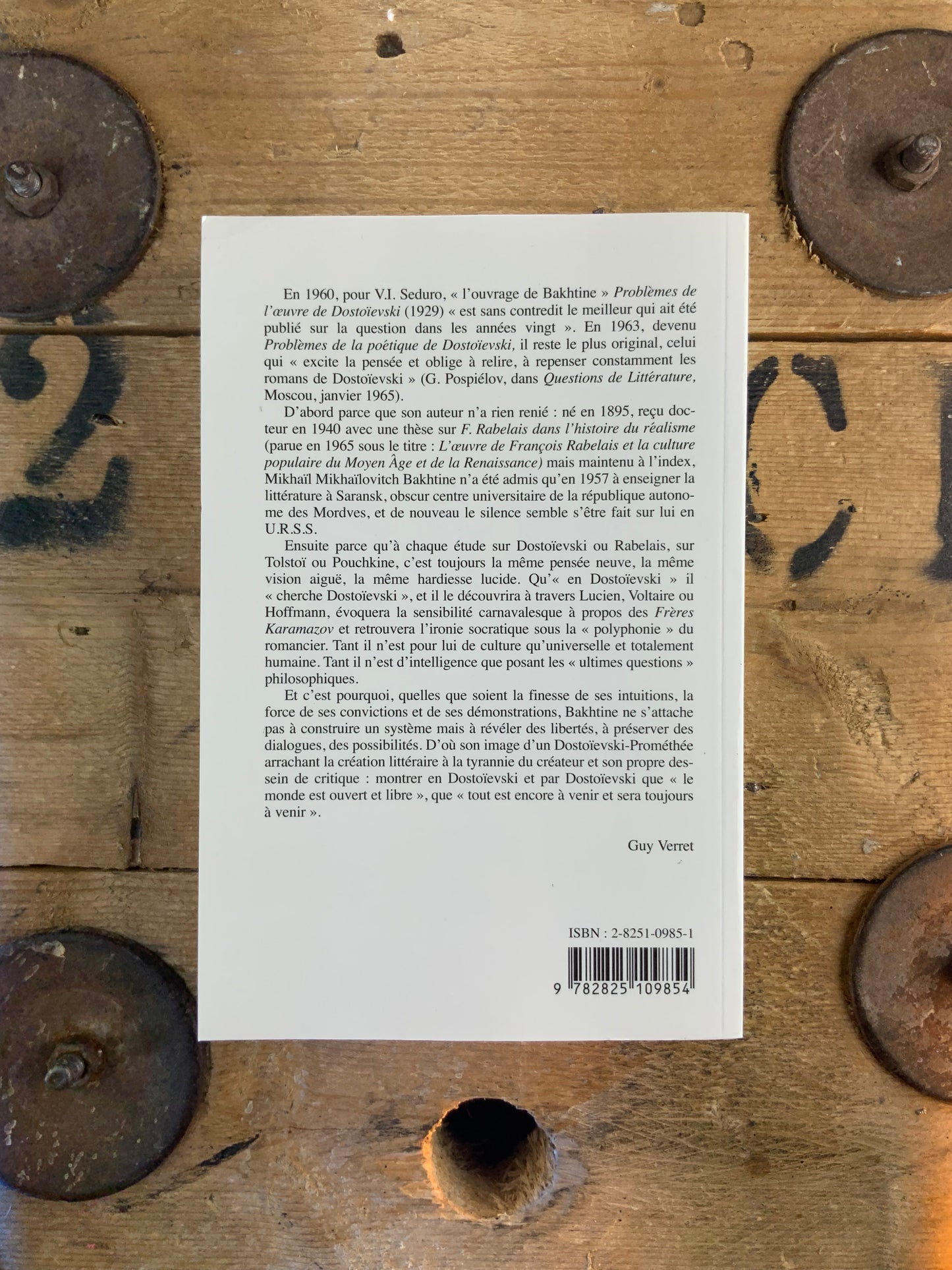 Problèmes de la poétique de Dostoïevski - Mikhaïl Bakhtine
