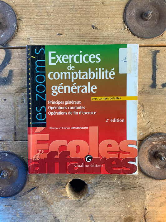 Exercices de comptabilité générale