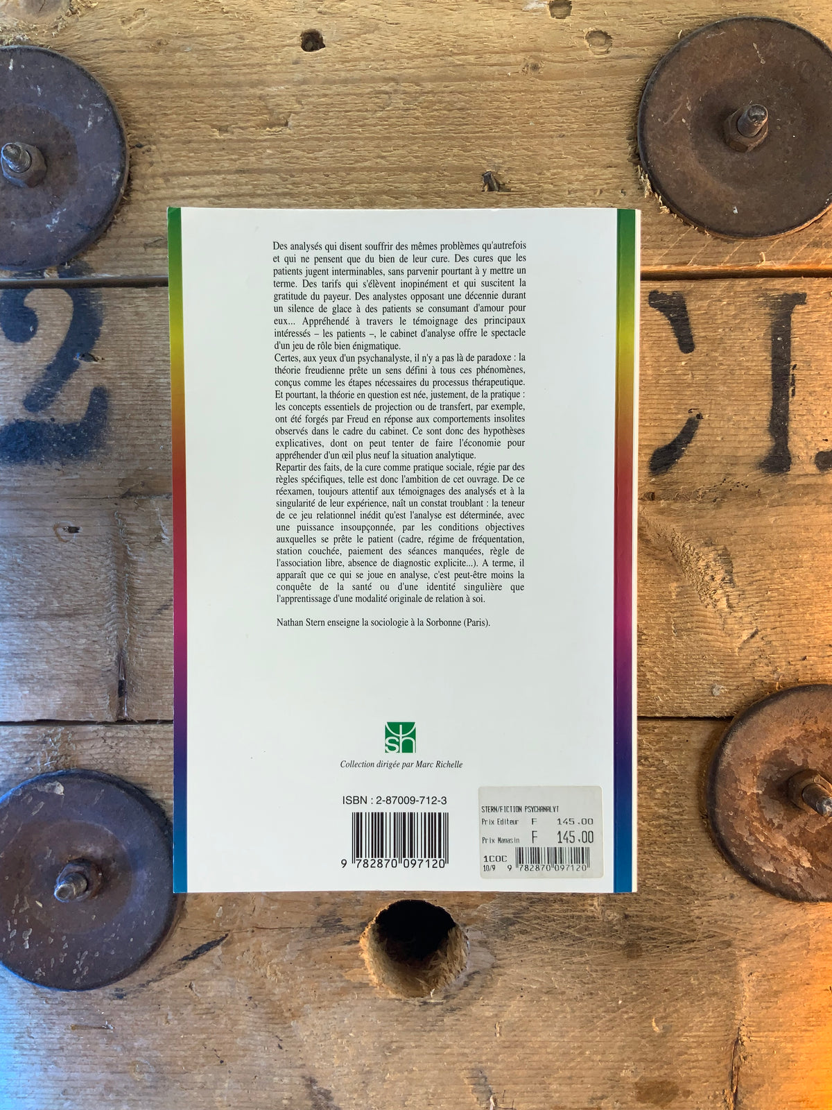 La fiction psychanalytique - Nathan Stern