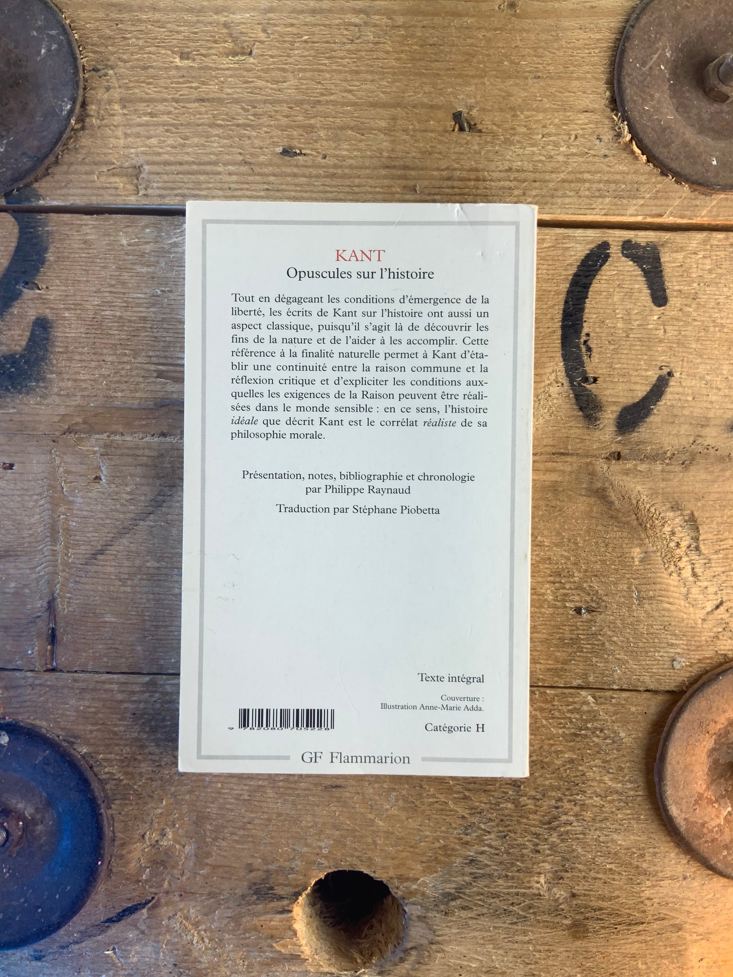 Opuscules sur l’histoire - Emmanuel Kant