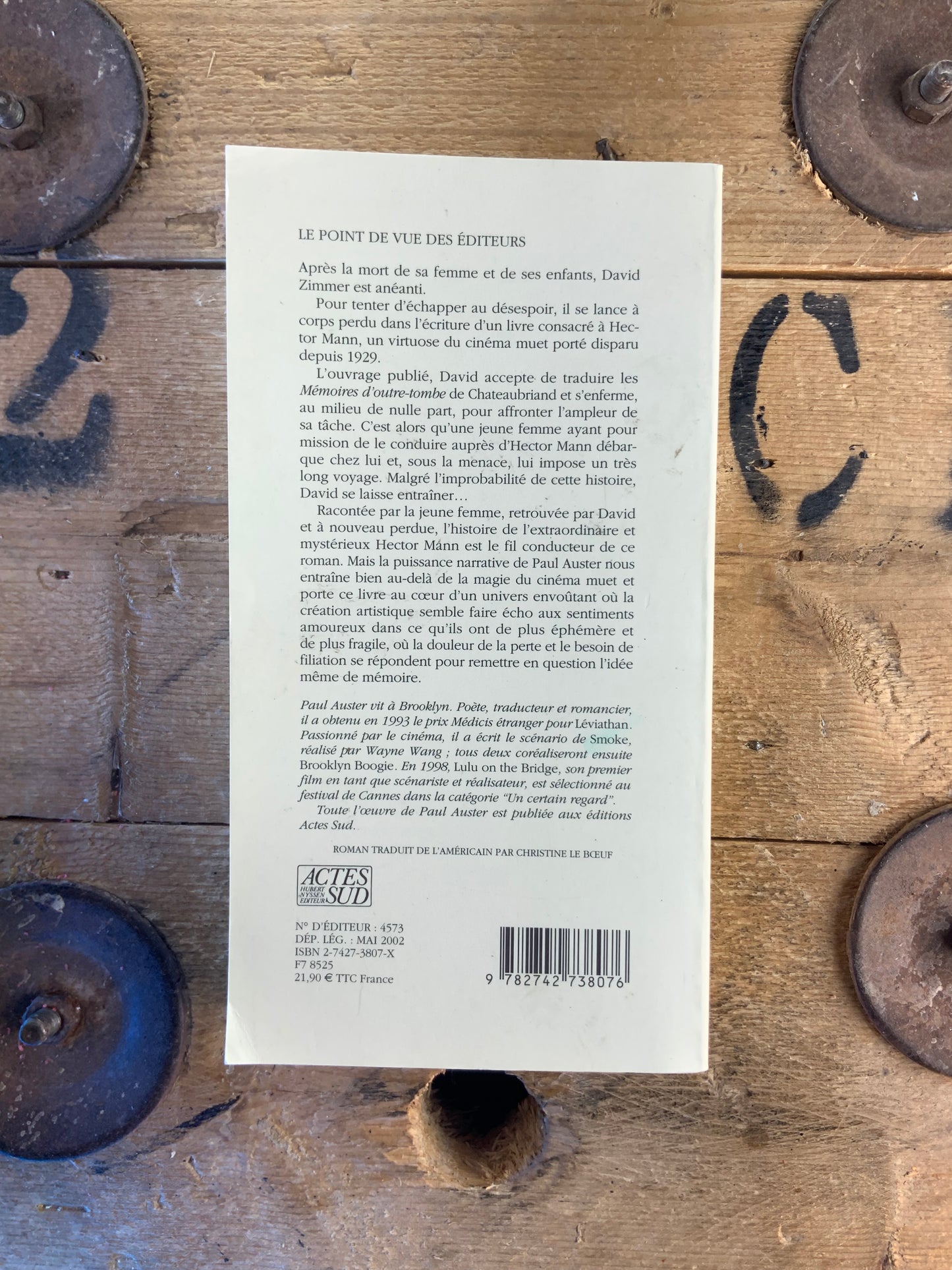 Le livre des illusions - Paul Auster
