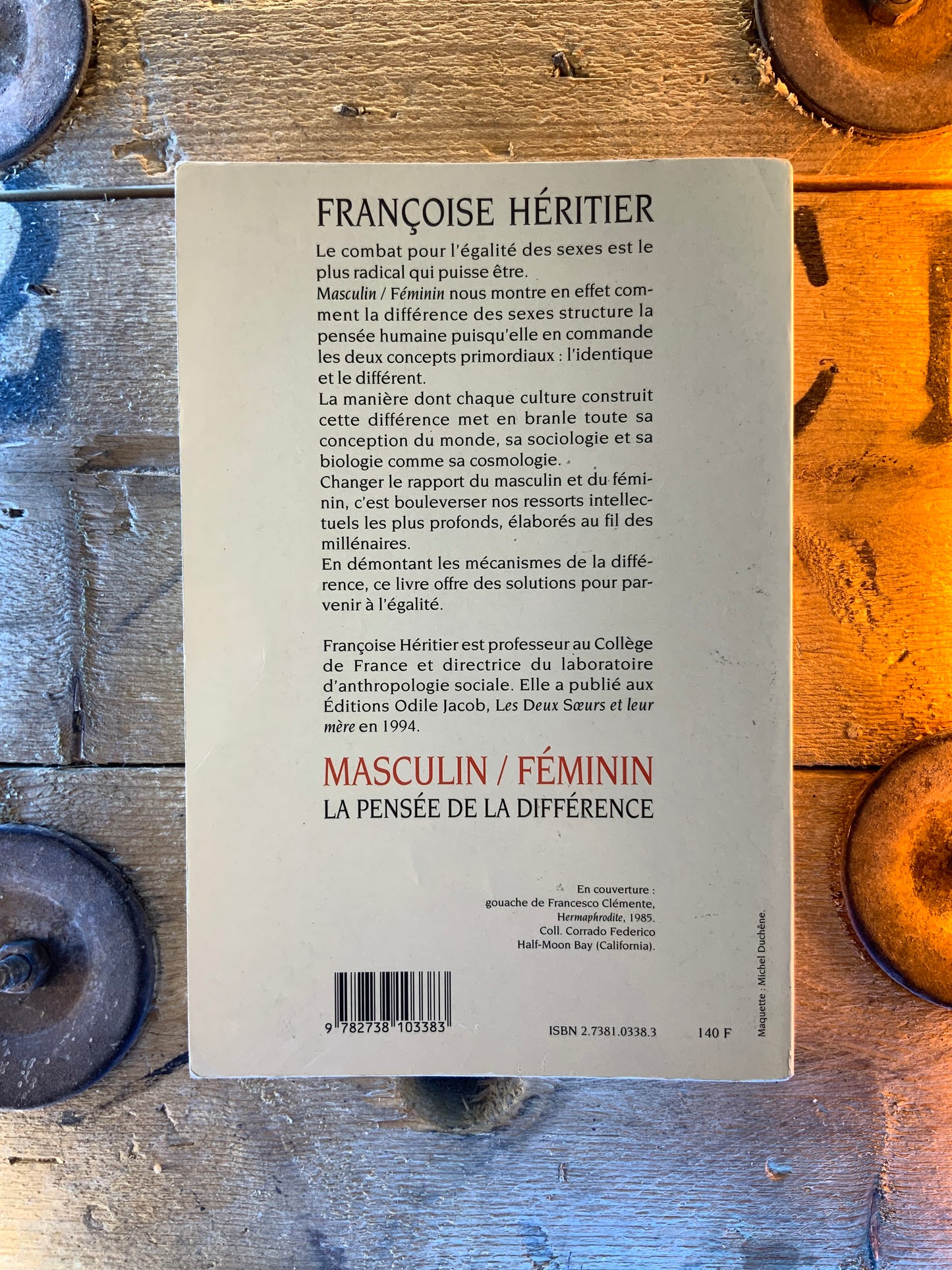 Masculin / Féminin : la pensée de la différence - Françoise Héritier