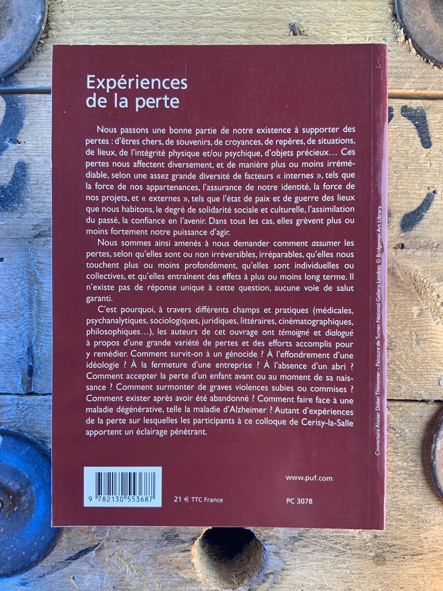 Expériences de la perte - Michel Juffe