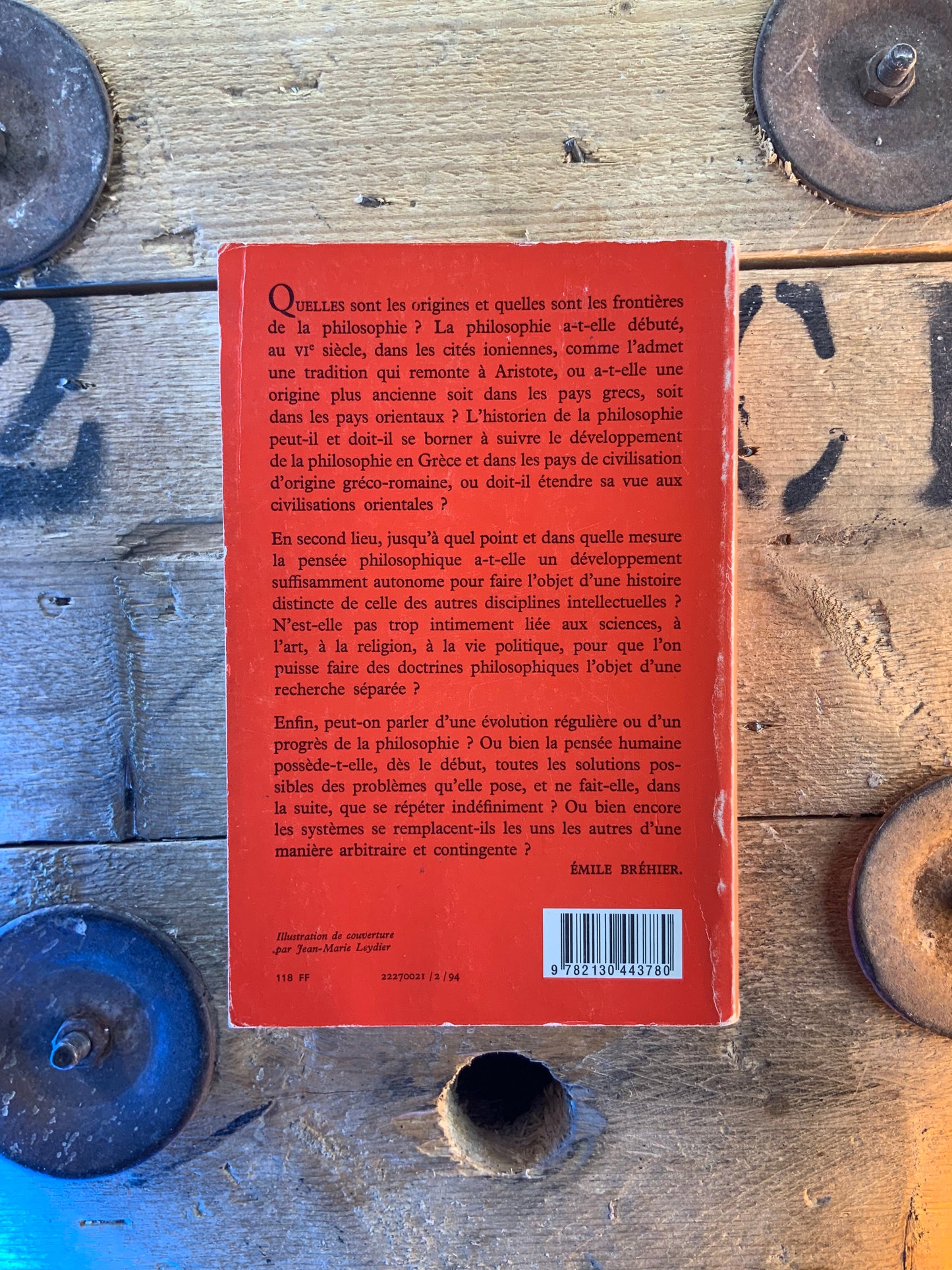 Histoire de la philosophie : 1 - Antiquité et Moyen Âge - Emile Bréhier