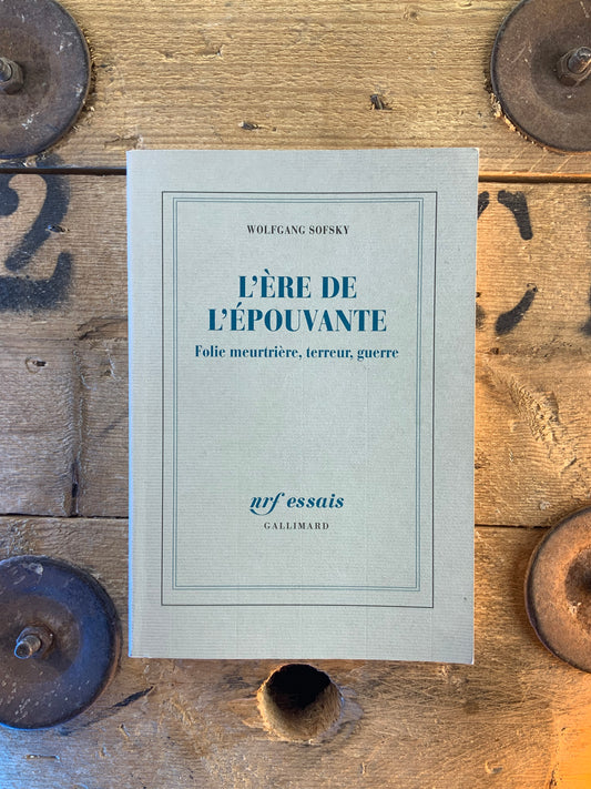 L’ère de l’épouvante : folie meurtrière, terreur, guerre - Wolfgang Sofsky